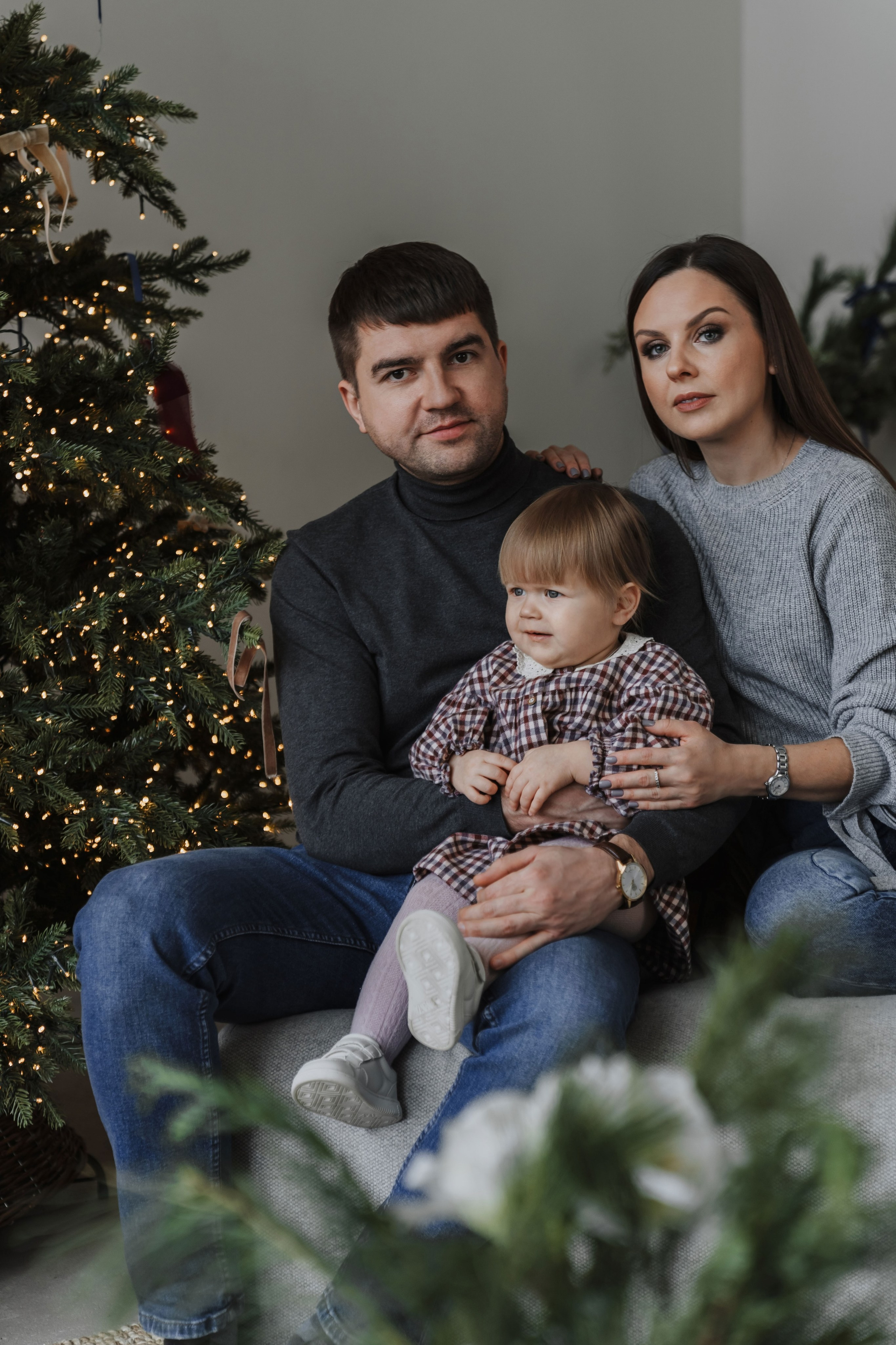 Michail, Ekaterina and Masha. Christmas. Minsk. Olga Modjaro