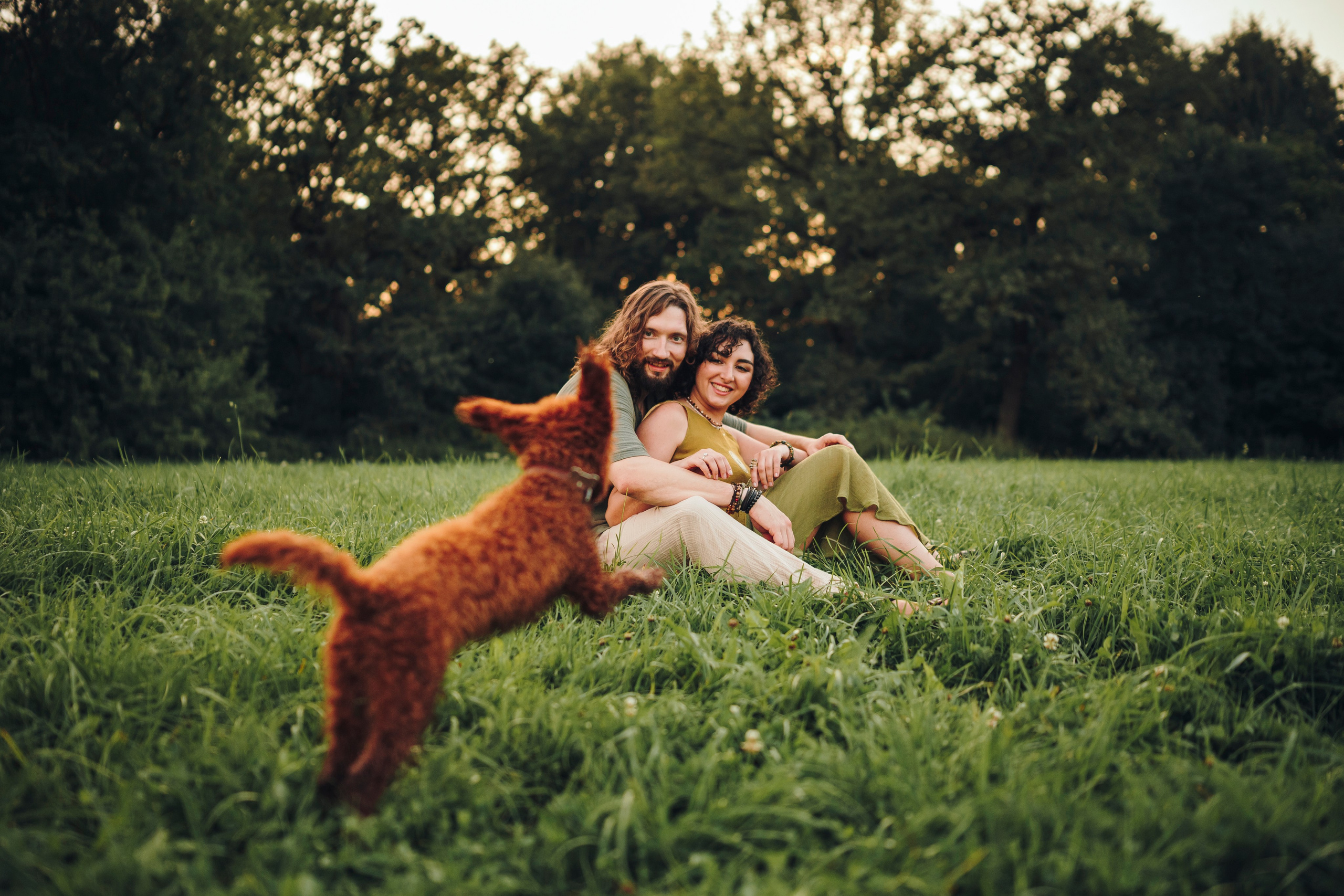 Марина, Тарас и Хагрид. Семейный фотограф анималист Ананьева Мария — Москва
