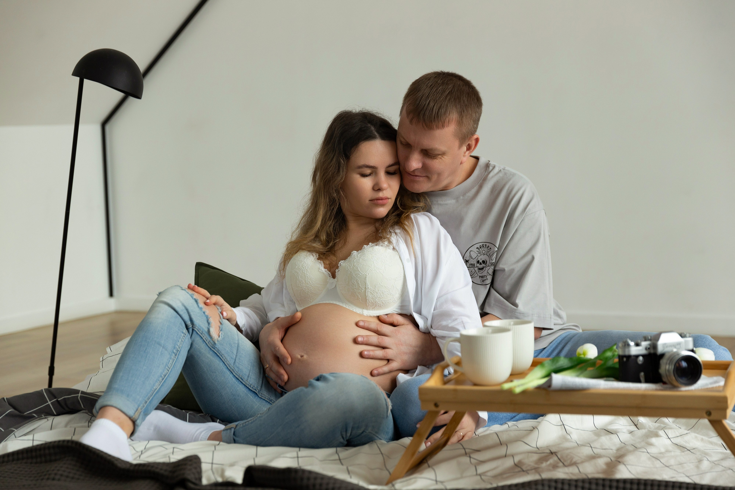 Фотосъемка беременности в студии Петербурга. Свадебный и портретный фотограф в Санкт-Петербурге Надежда Чечулина