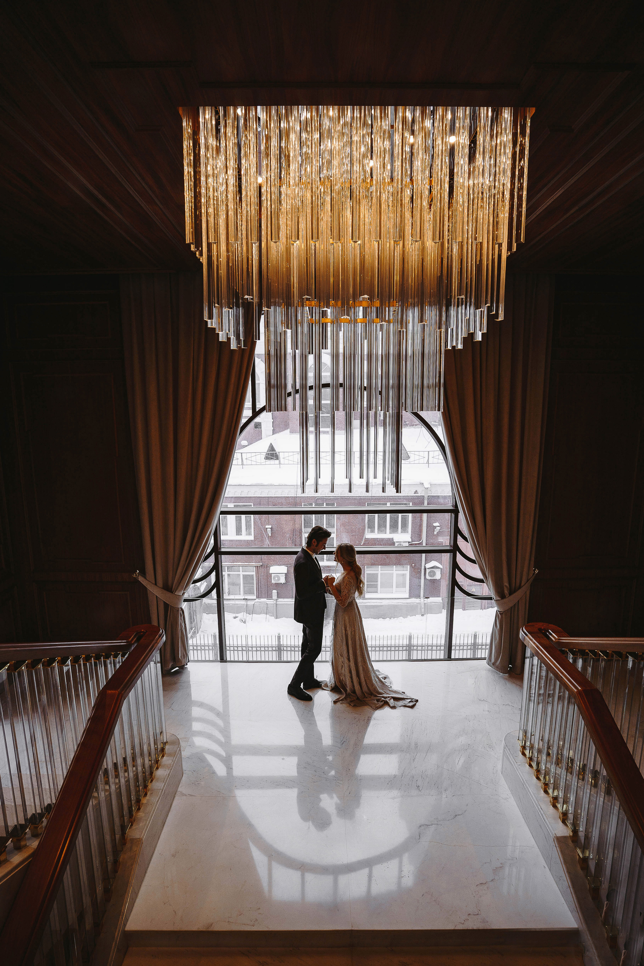 Свадебная фотосессия в&nbsp;отеле Marriott Imperial Plaza Москва