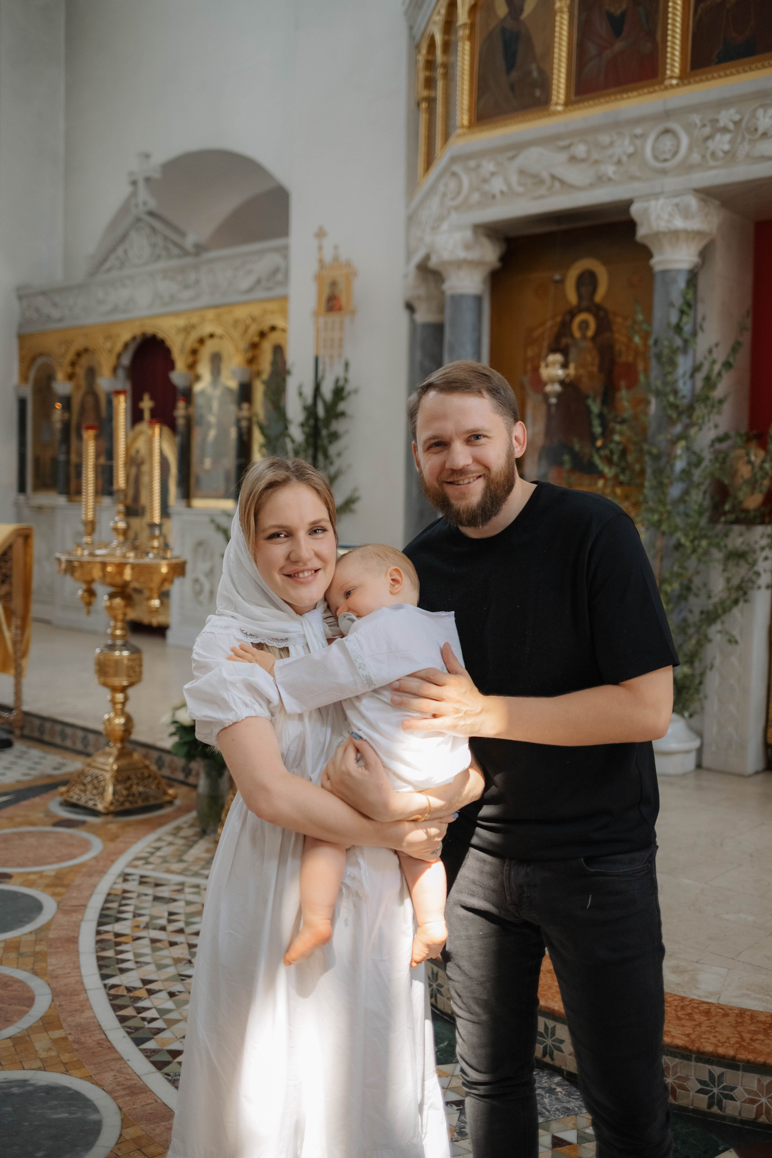 Крещение Миши. Семейный и детский фотограф в Москве Александра Нараевская