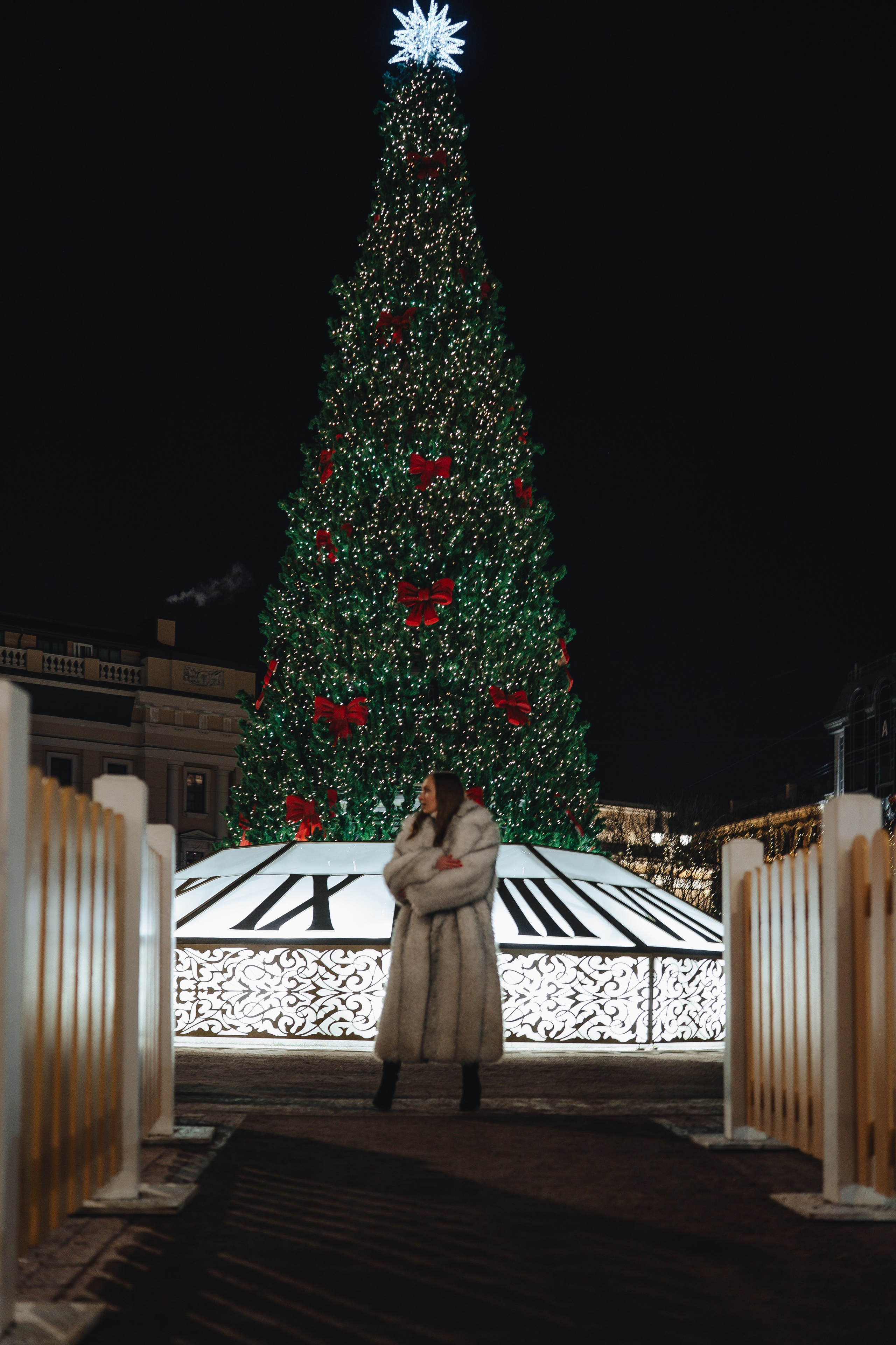ПРОГУЛКА НА МАНЕЖНОЙ ПЛОЩАДИ ДЛЯ ДЕВУШКИ ПЕРЕД НОВЫМ ГОДОМ (НОВОГОДНЯЯ ФОТОСЕССИИЯ НА МАНЕЖНОЙ ПЛОЩАДИ). Профессиональный фотограф, Санкт-Петербург — Виктория Богомолова