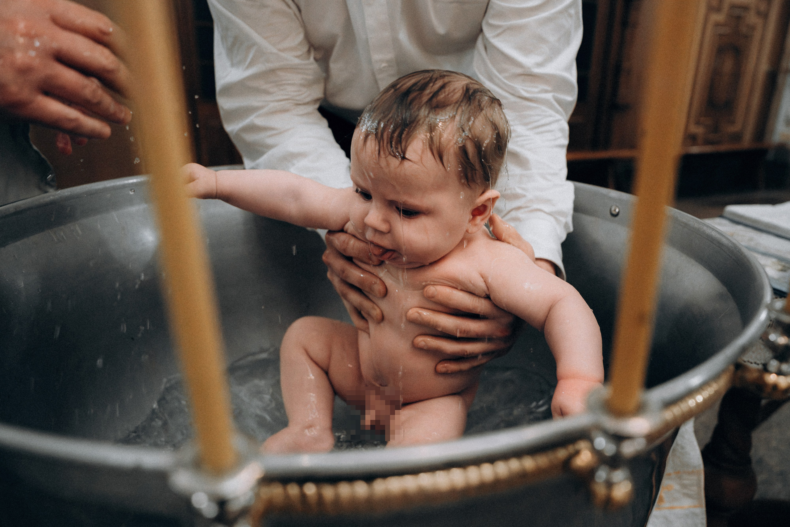 Фотосъемка крещения в Благовещенском соборе. Свадебный и репортажный фотограф в Воронеже Роман Янко