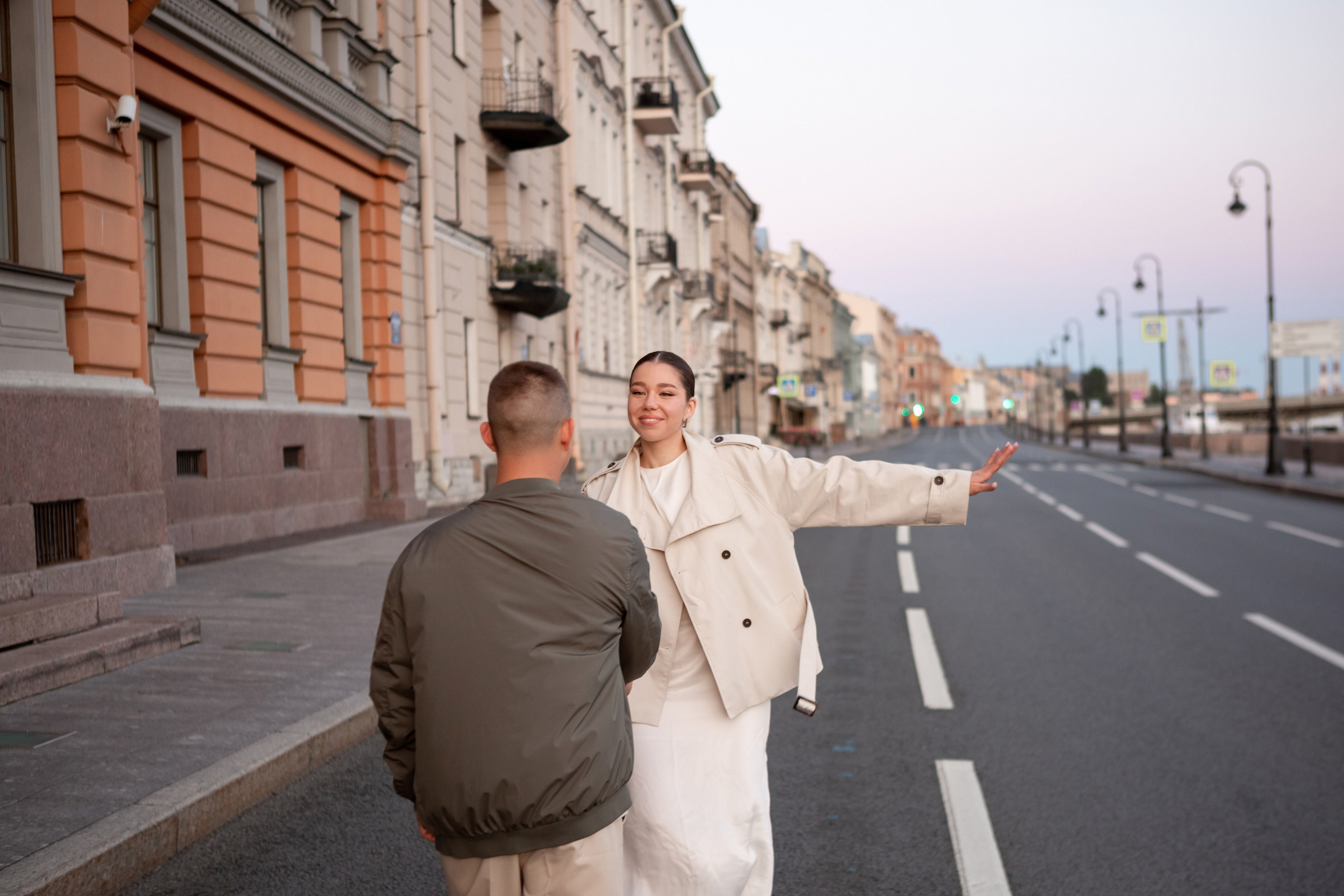 Фотопрогулка на рассвете в Петербурге