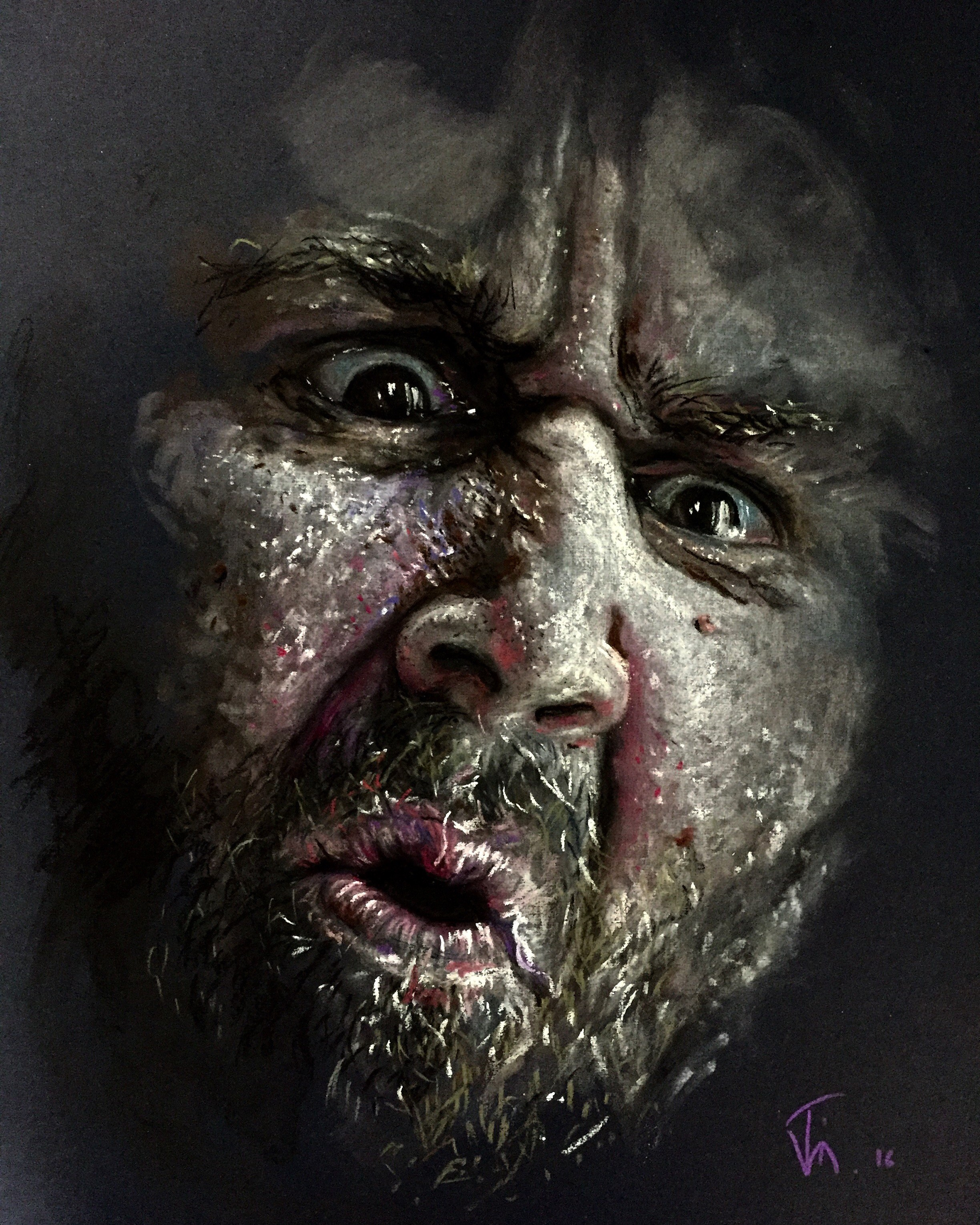 Pastels. Portrait Artist and Illustrator Alevtina Golovin