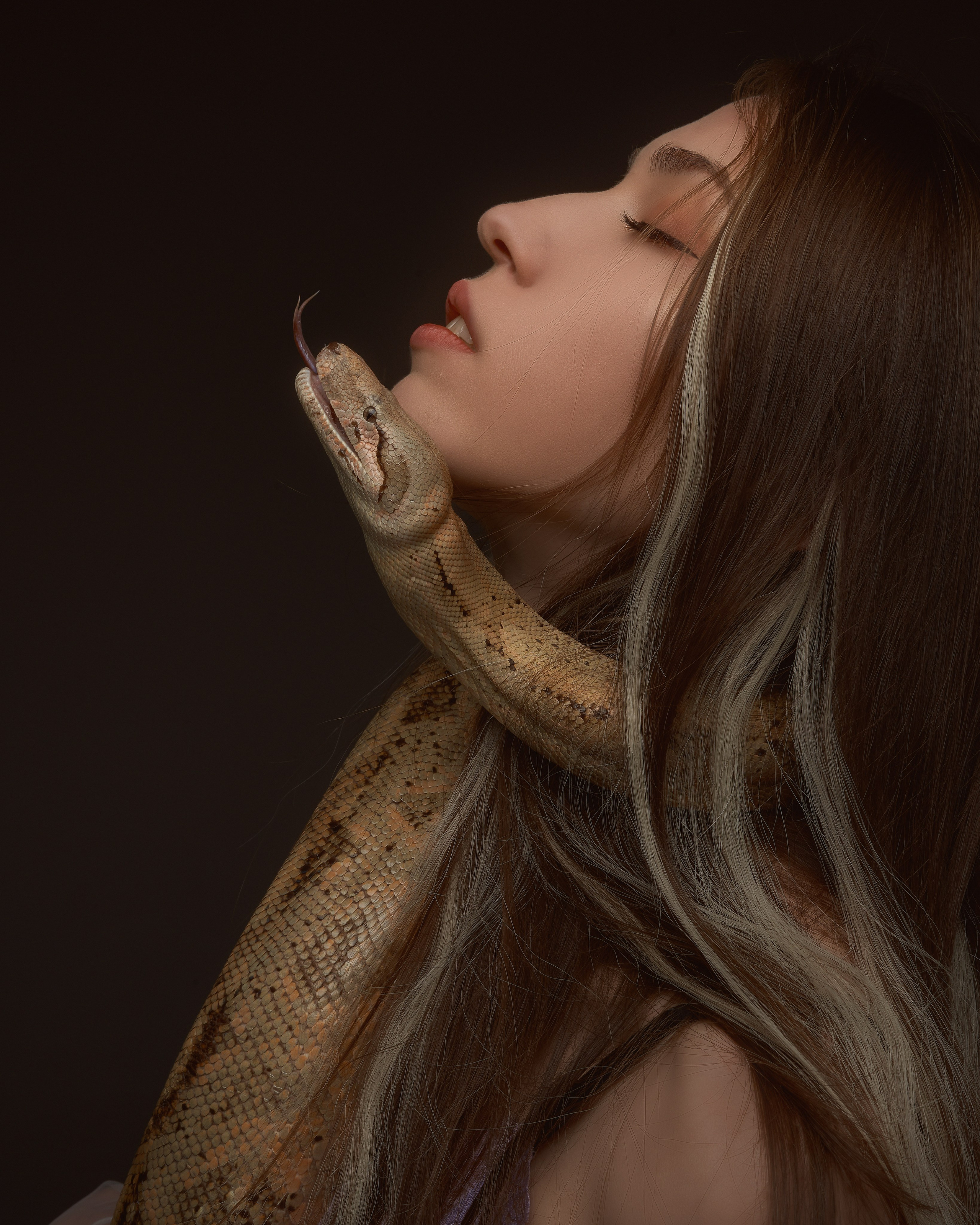 Съёмка со змеями