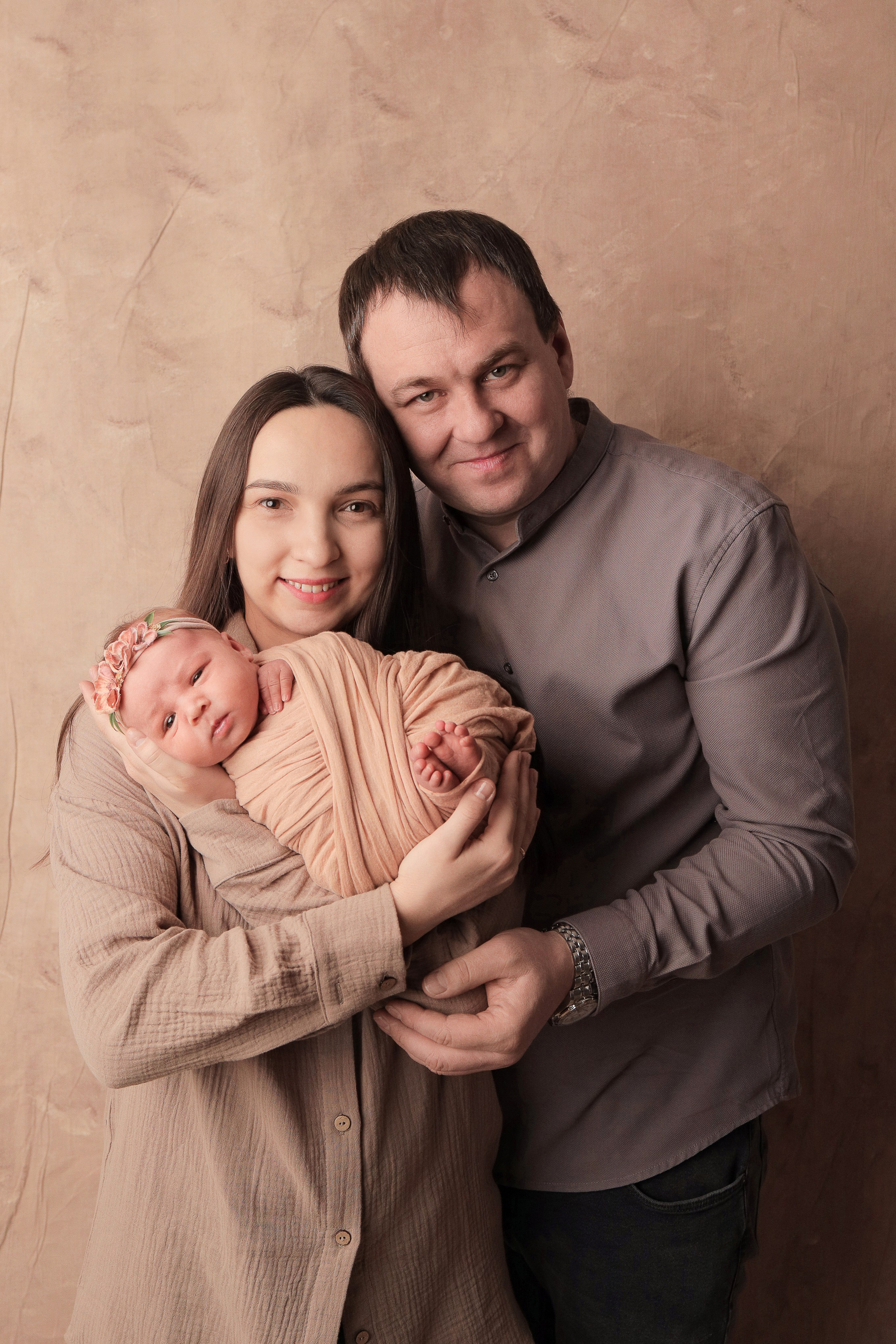 Юленька, 17 дней. Фотограф новорожденных в Новокузнецке Анна Горошникова