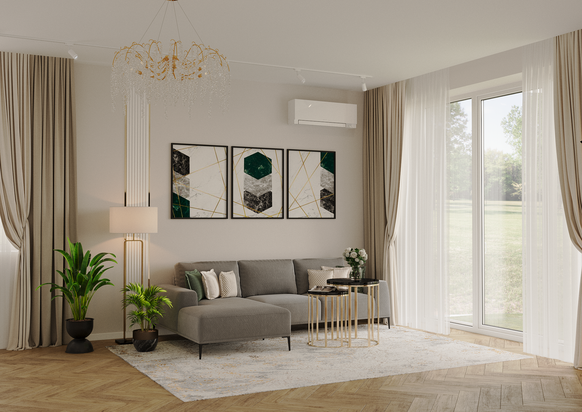 Частный дом в стиле арт-деко. Дизайнер интерьеров Ростов-на-Дону Кристина Карпенко