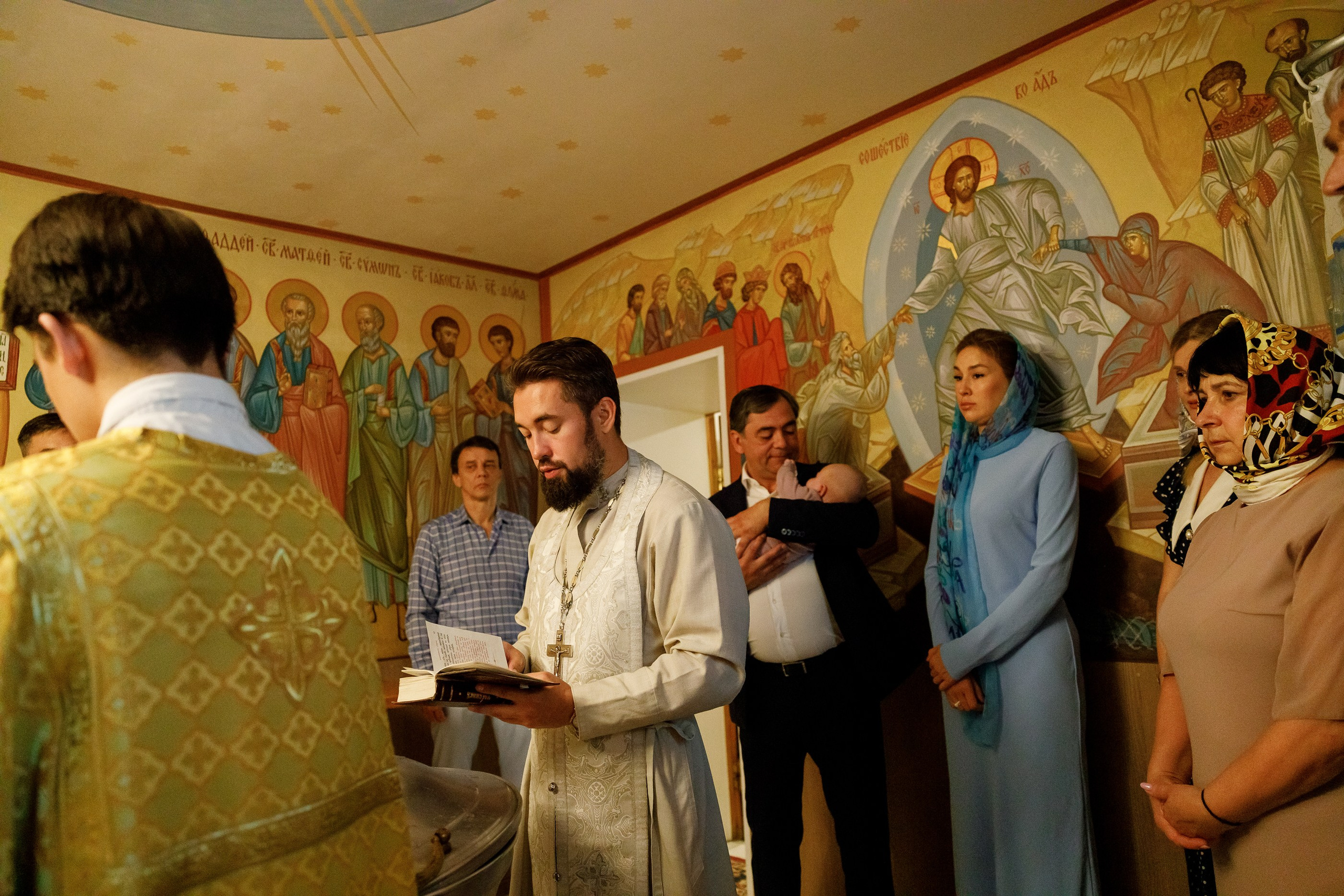 Таинство крещения. Фотограф Москва