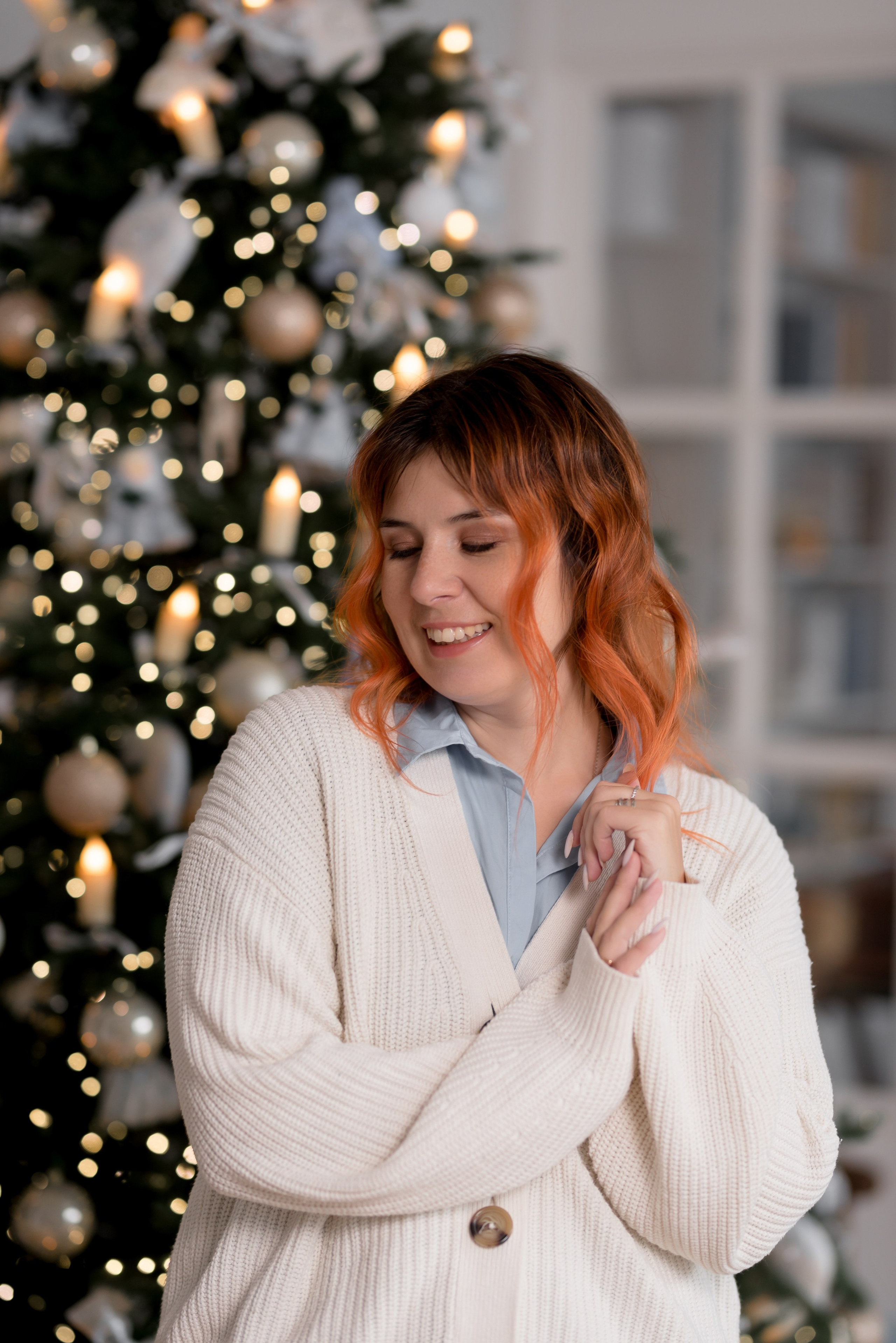 Новогодняя фотосессия Юлия и Саша. Портретный фотограф в г. Москва Солнцево Яковлева Анастасия