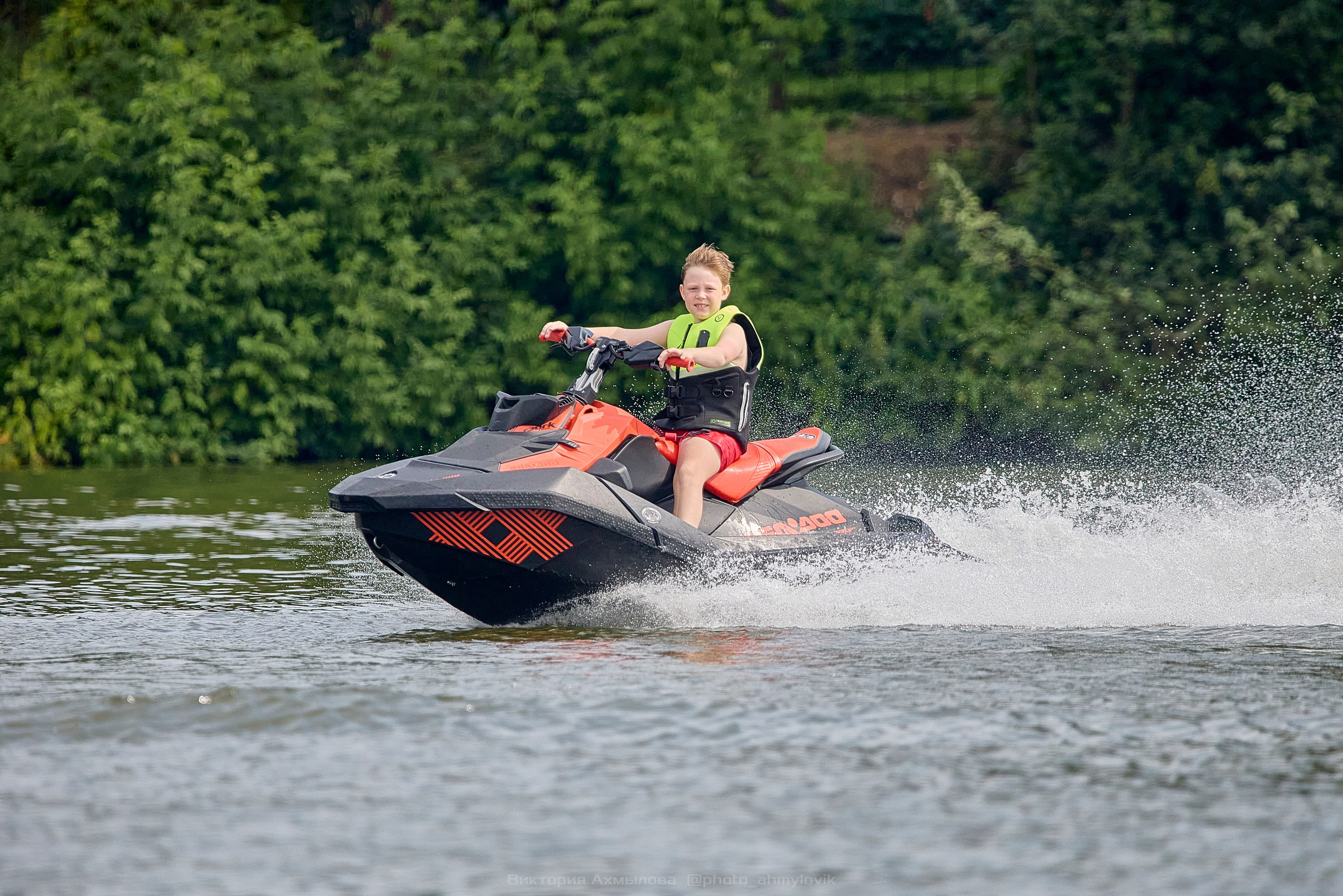 Аквабайки на Северке. Виктория Ахмылова. Фотограф в Москве