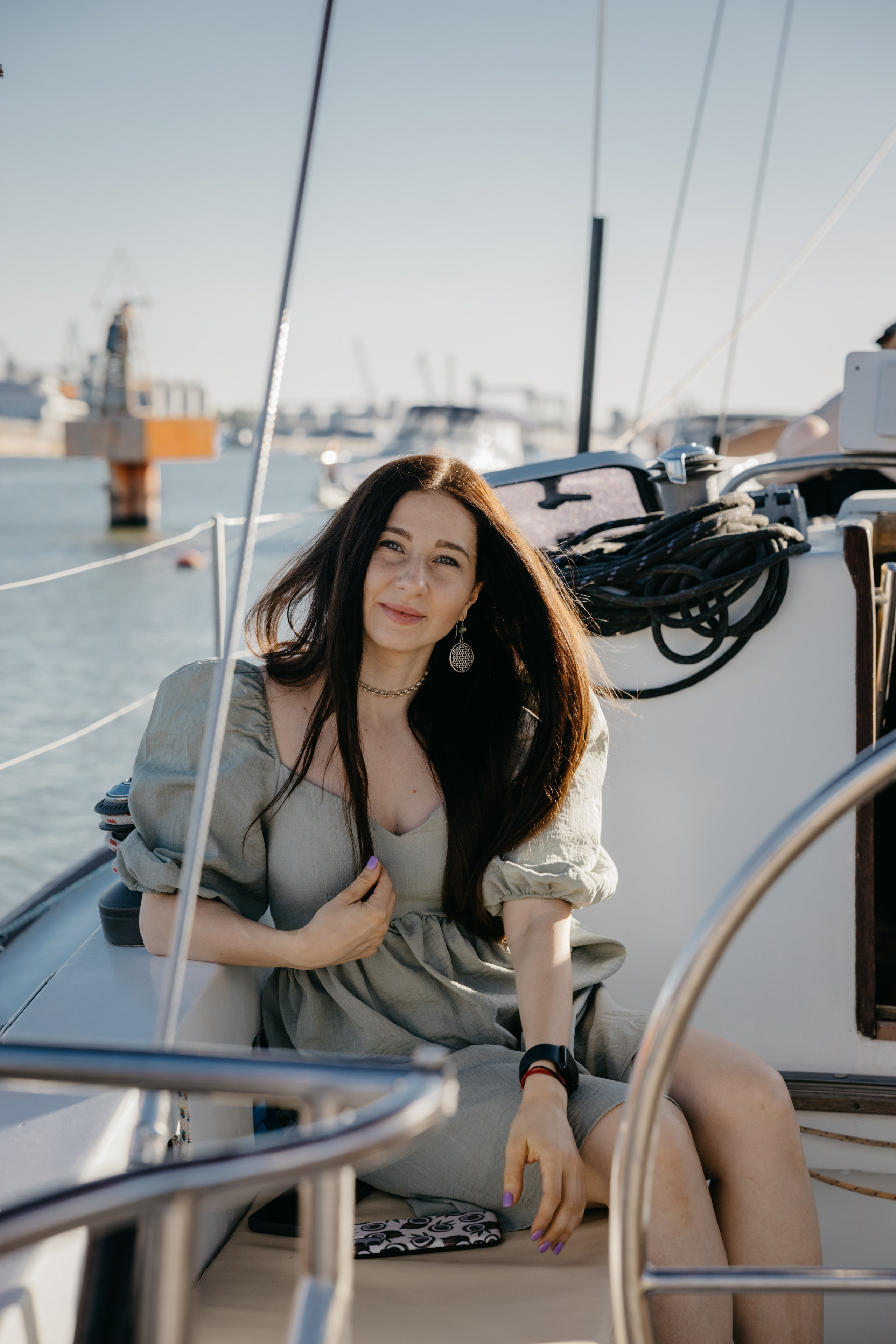 Прогулка на яхте. Фотограф Эдуарда Титанян