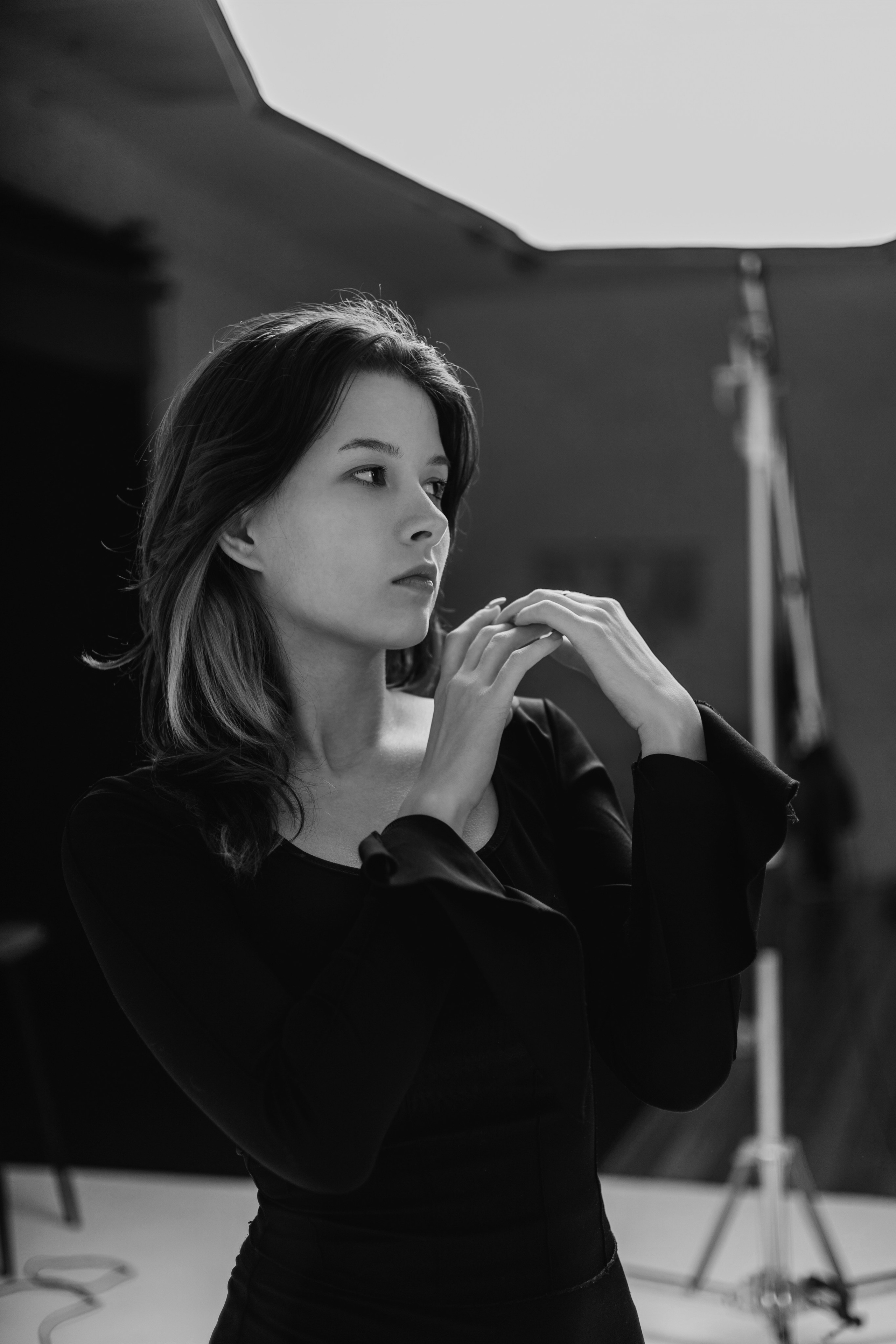 Чёрно-белый портрет. Фотограф Александра Кузуб Санкт-Петербург