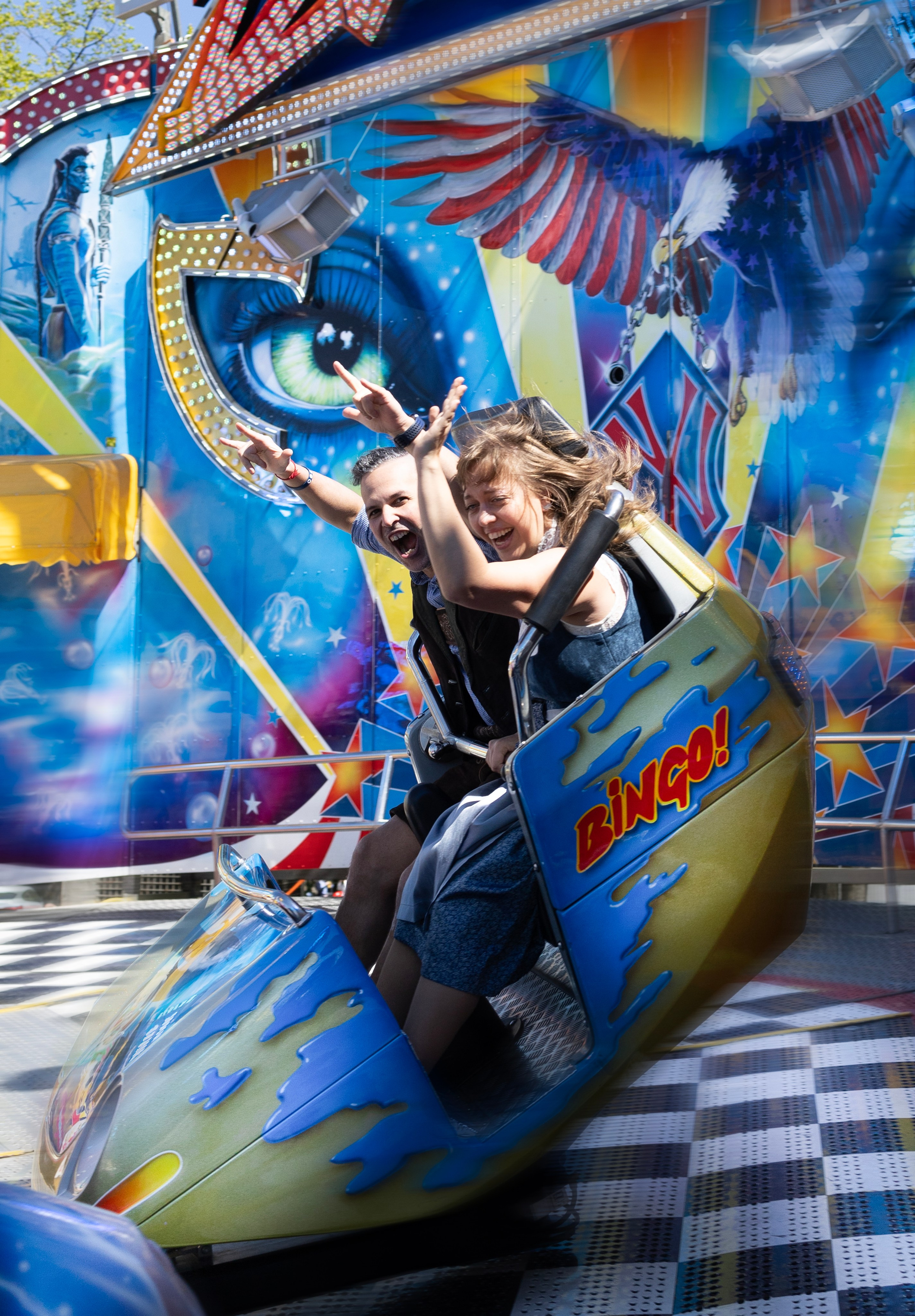 Frühlingsfest. Photographer in Munich