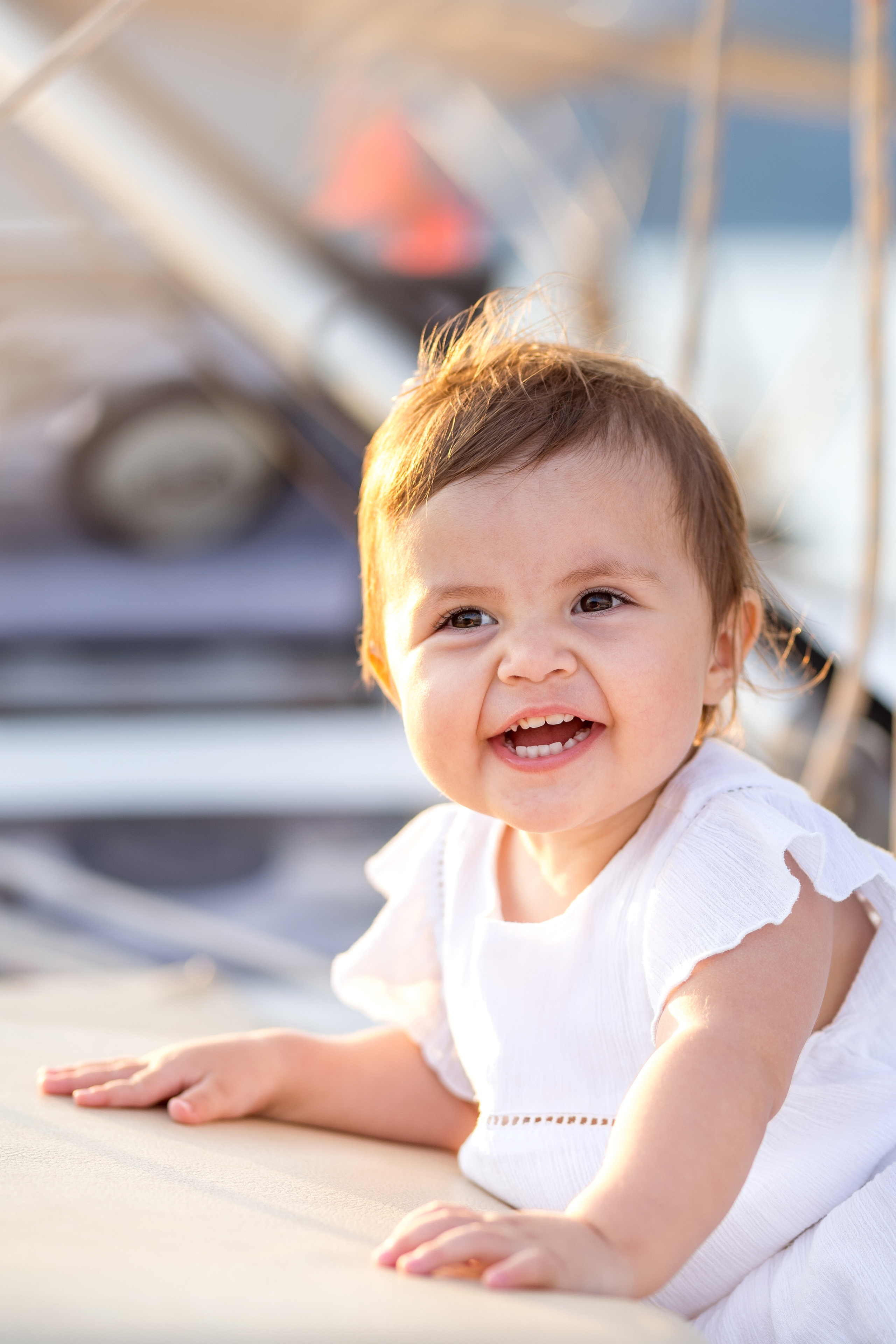 Family photoshoot on a yacht in the Bay of Kotor, Montenegro. Kate Khaldeeva photographer in Saratov