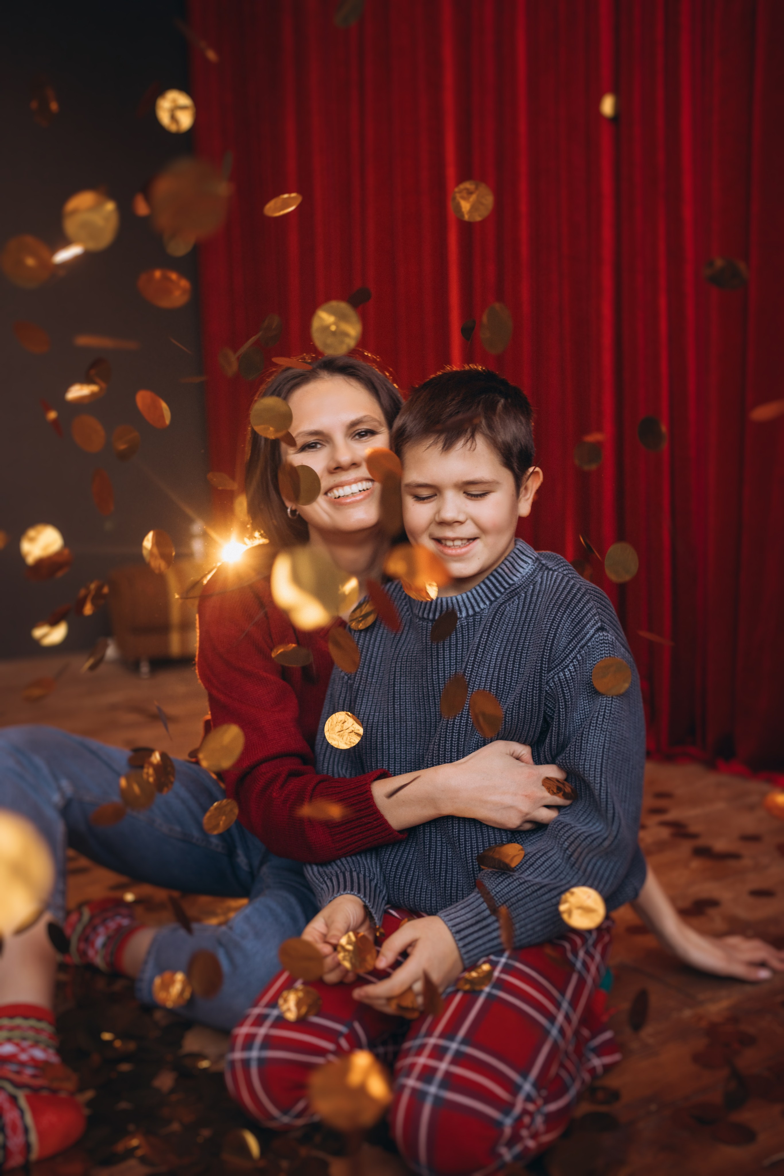 Новогодняя история. Семейный фотограф, фотосессия беременности в Новосибирске Кристина Киб