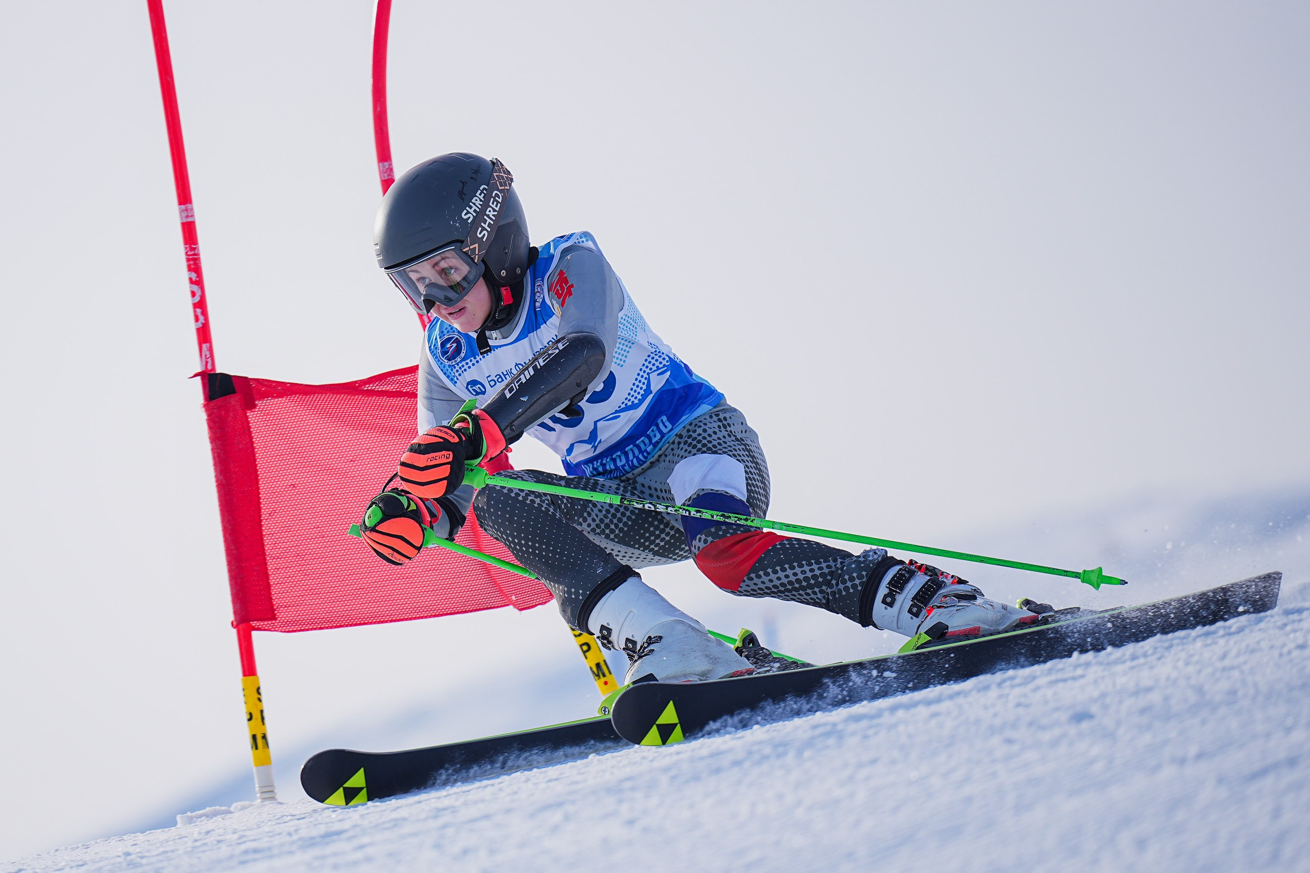 GS (Giant Slalom) - Слалом-гигант. Соревнования по горнолыжному спорту. Московская область, Шуколово