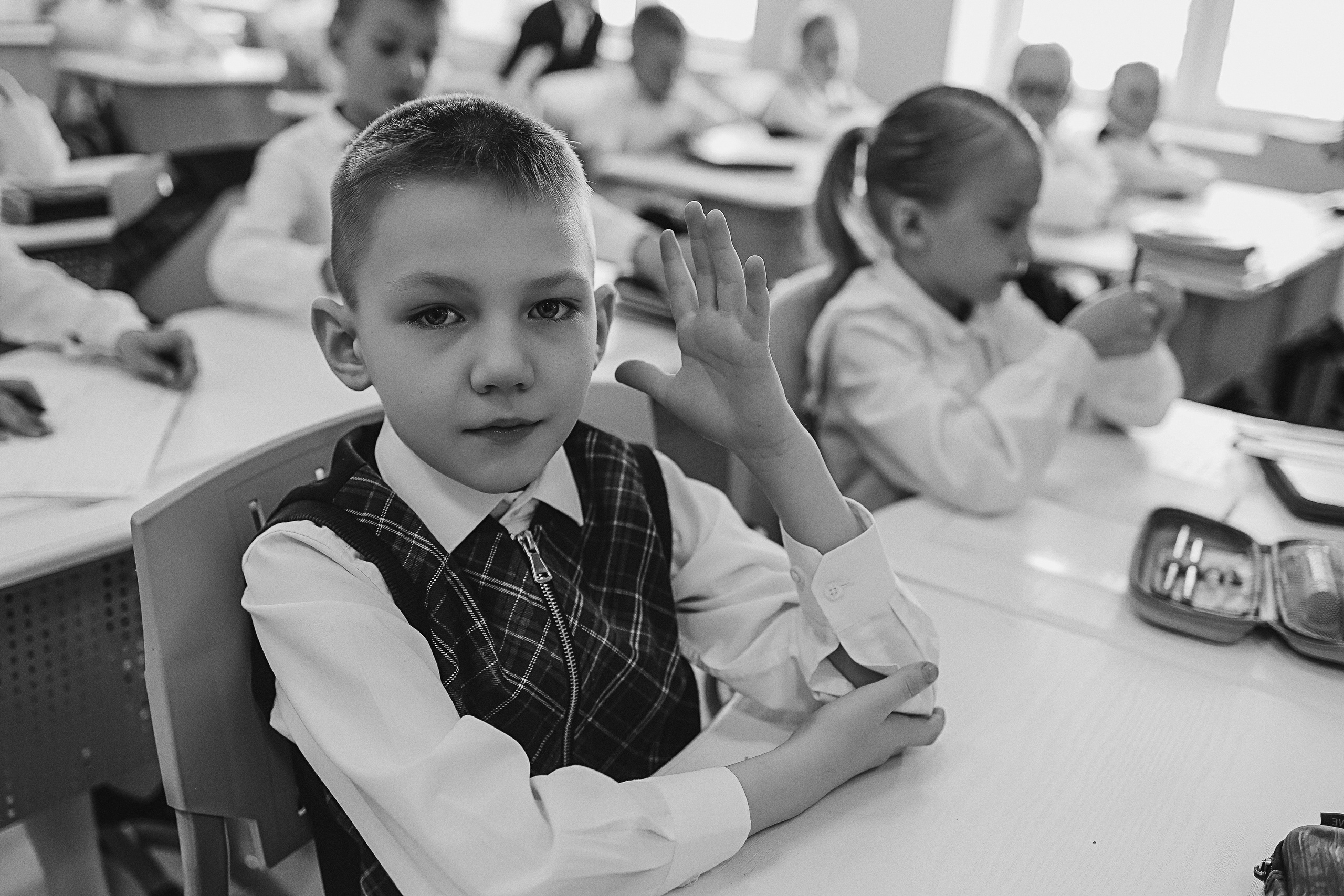 Один день в школе 1 класс. Семейный фотограф Тюмень, фотограф на роды Салмина Мария