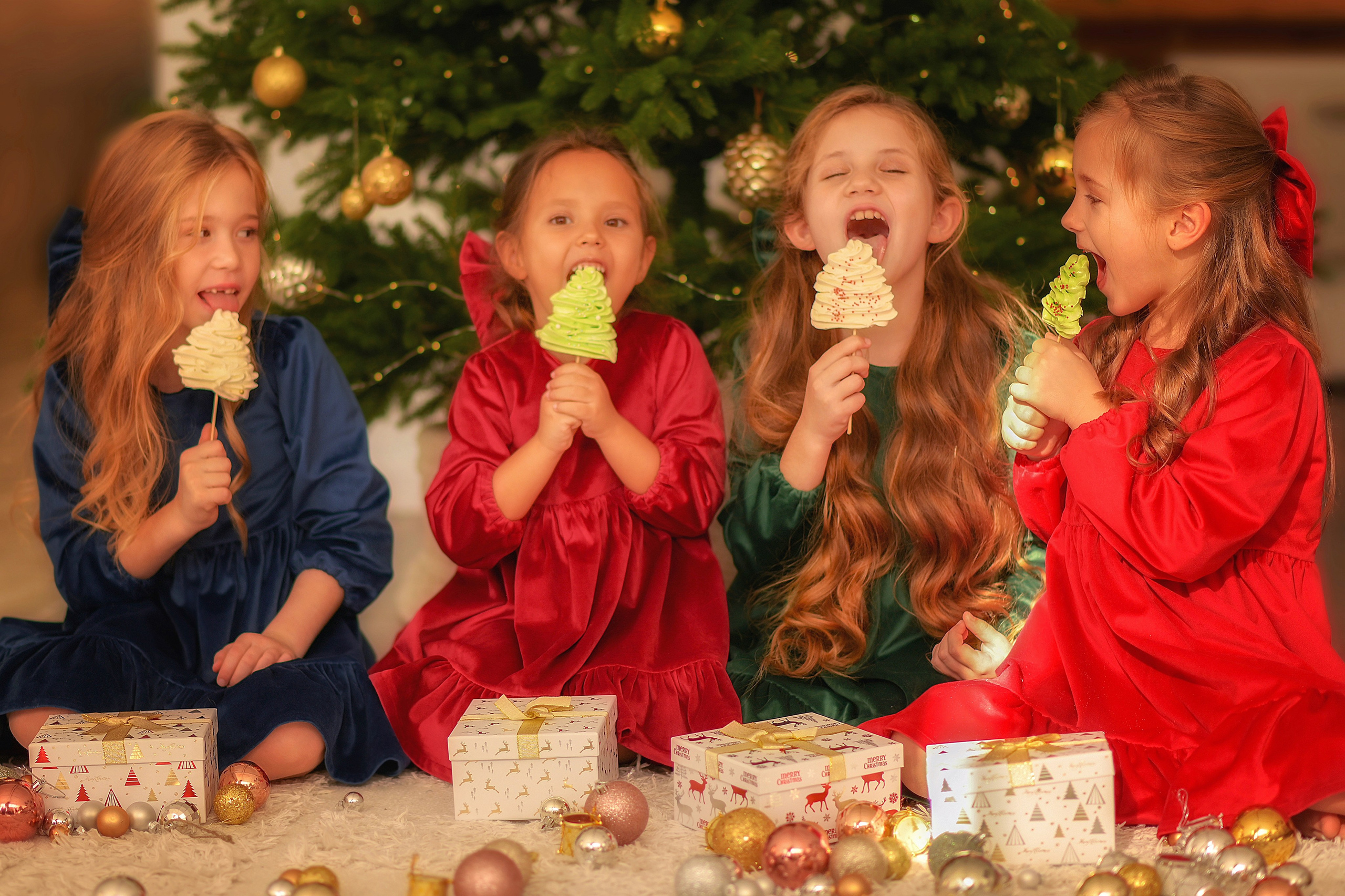 Новогодние студийные съемки. Семейный и детский фотограф Анапа