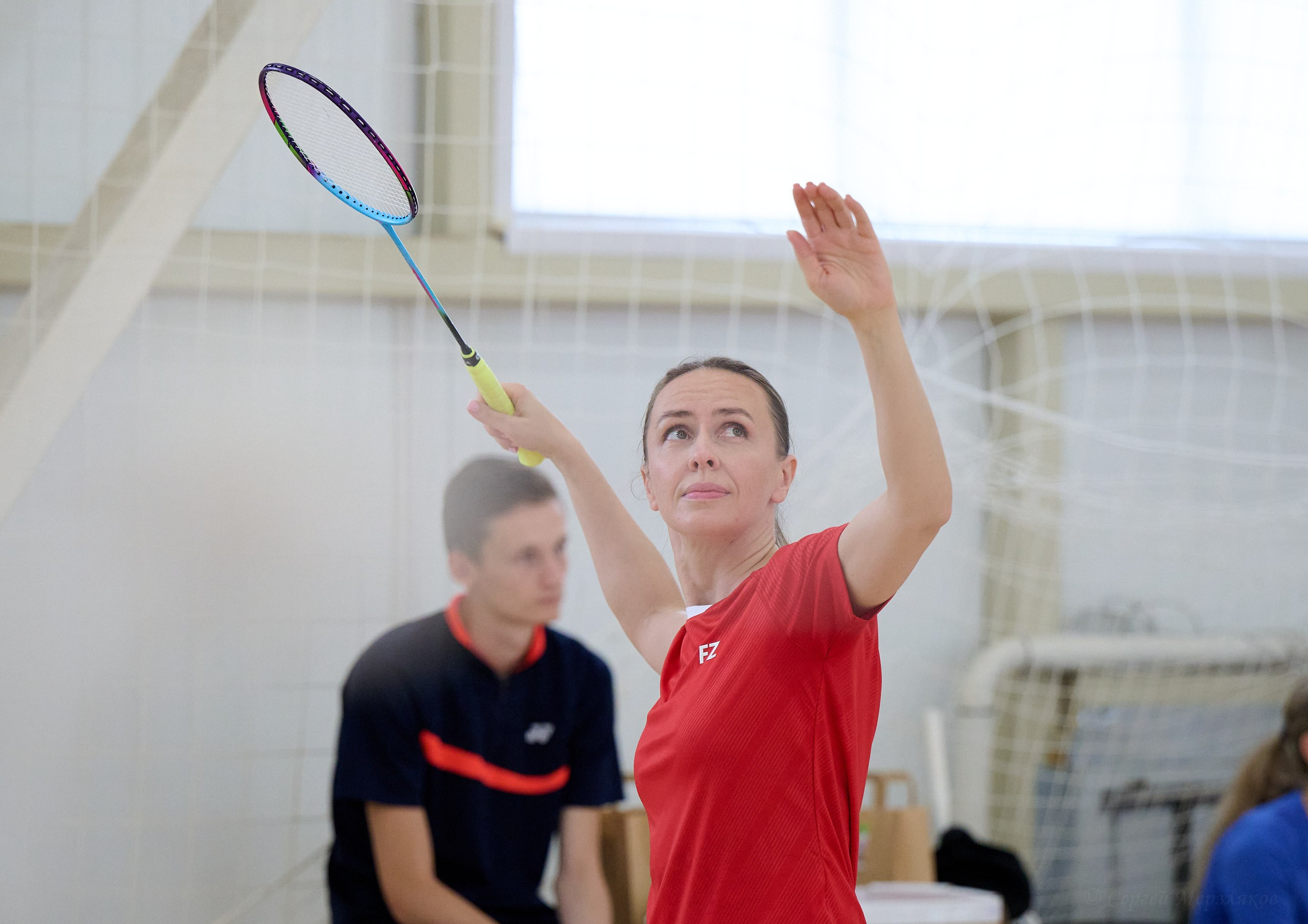 Бадминтон. Мастер-класс Любови Сухановой. Ижевск. 20.07.2024. Спортивный репортажный фотограф в Ижевске Сергей Мерзляков
