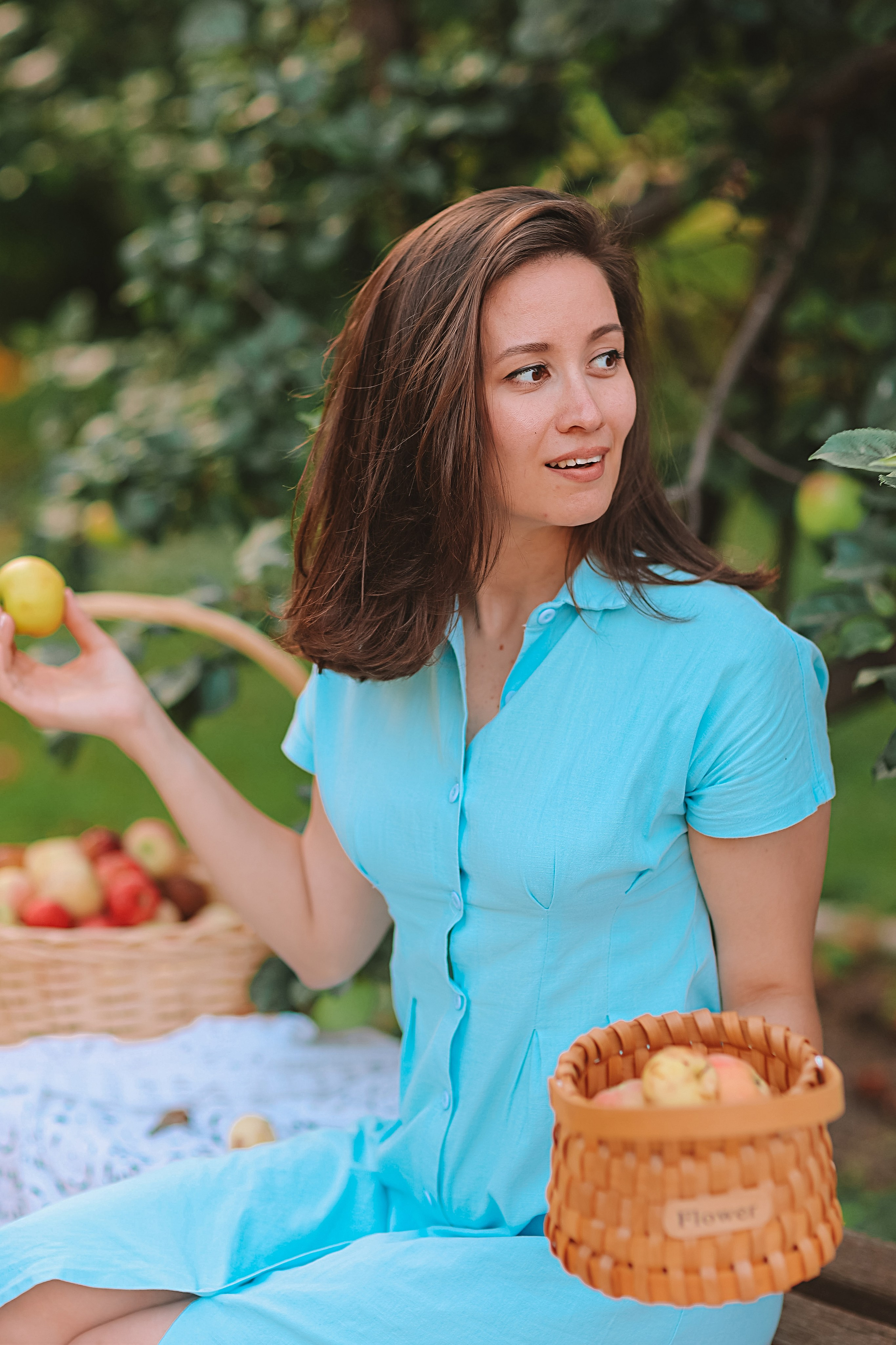 Яблоки. Семейный фотограф Тюмень, фотограф на роды Салмина Мария