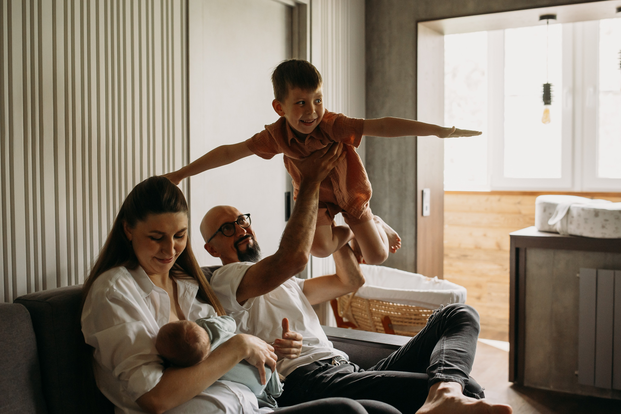 Андрей, Юля, Гриша, Федя. Семейный фотограф в Волгограде Надежда Головко
