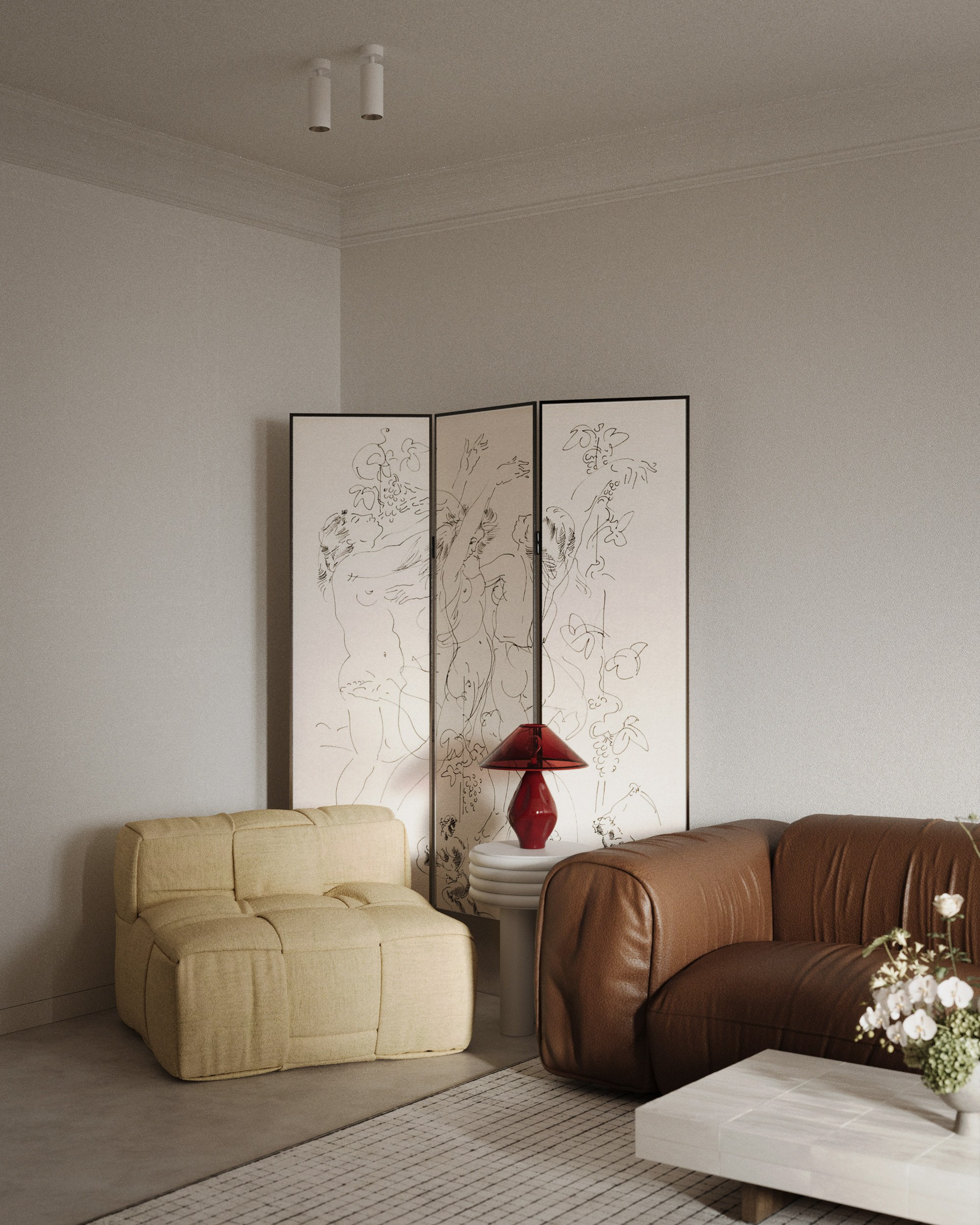 Квартира для молодой семьи — 55 м². Студия дизайна интерьера Muro