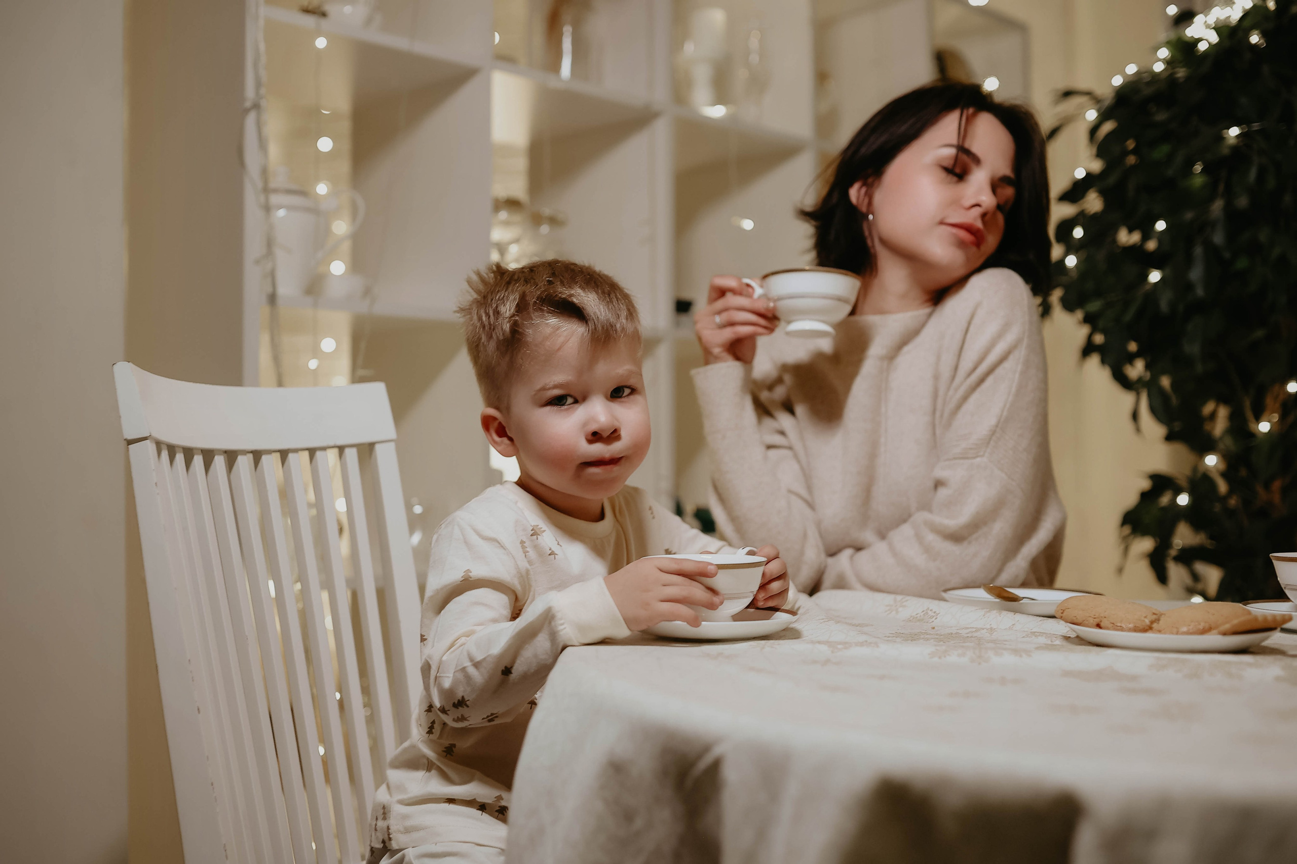 Новогодняя. Саша+Андрей+дети. Photographer in Moscow & everywhere in the World Alena Vyalova