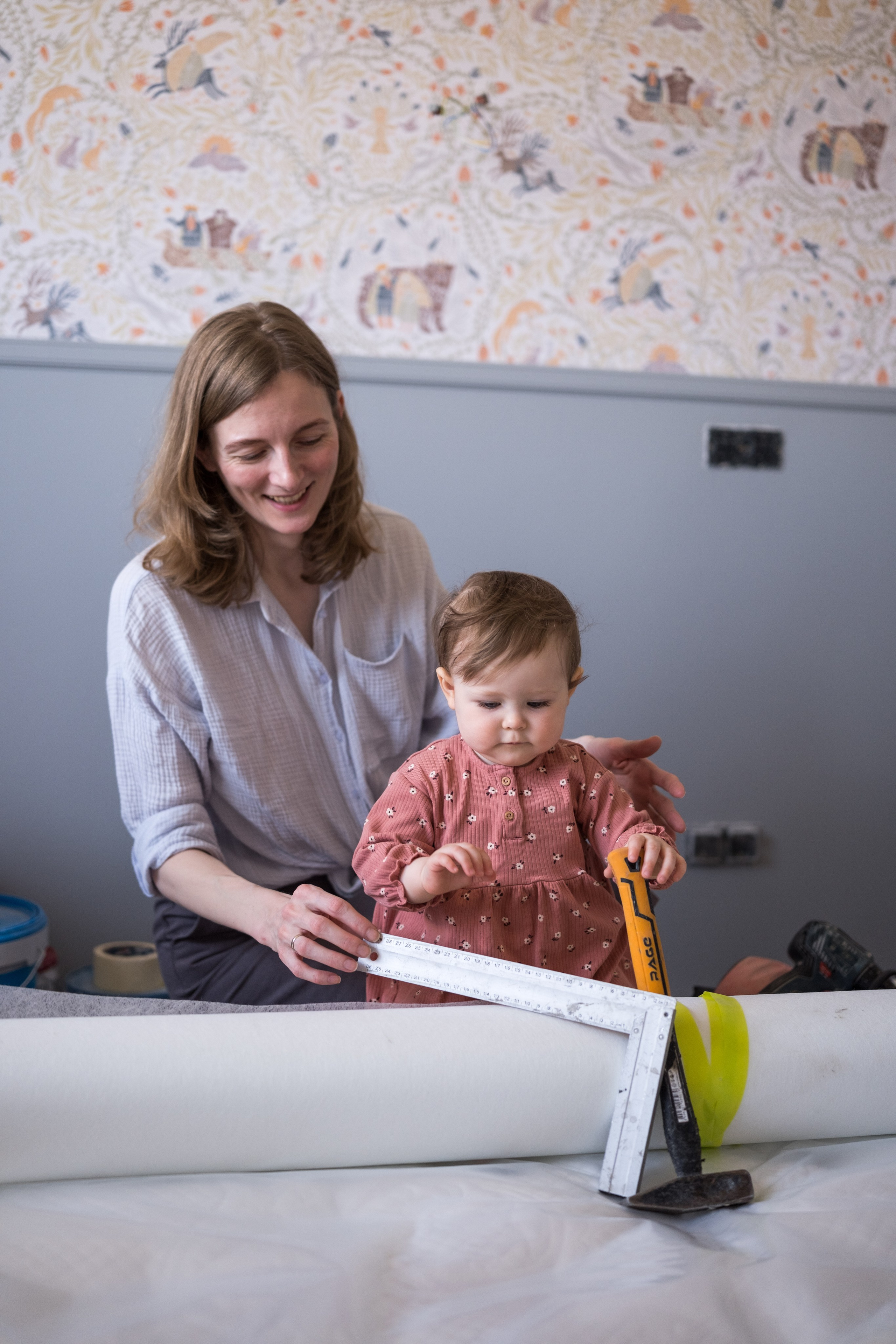 Семейный ремонт. Семейный детский ньюборн фотограф в Москве Марта Петрова