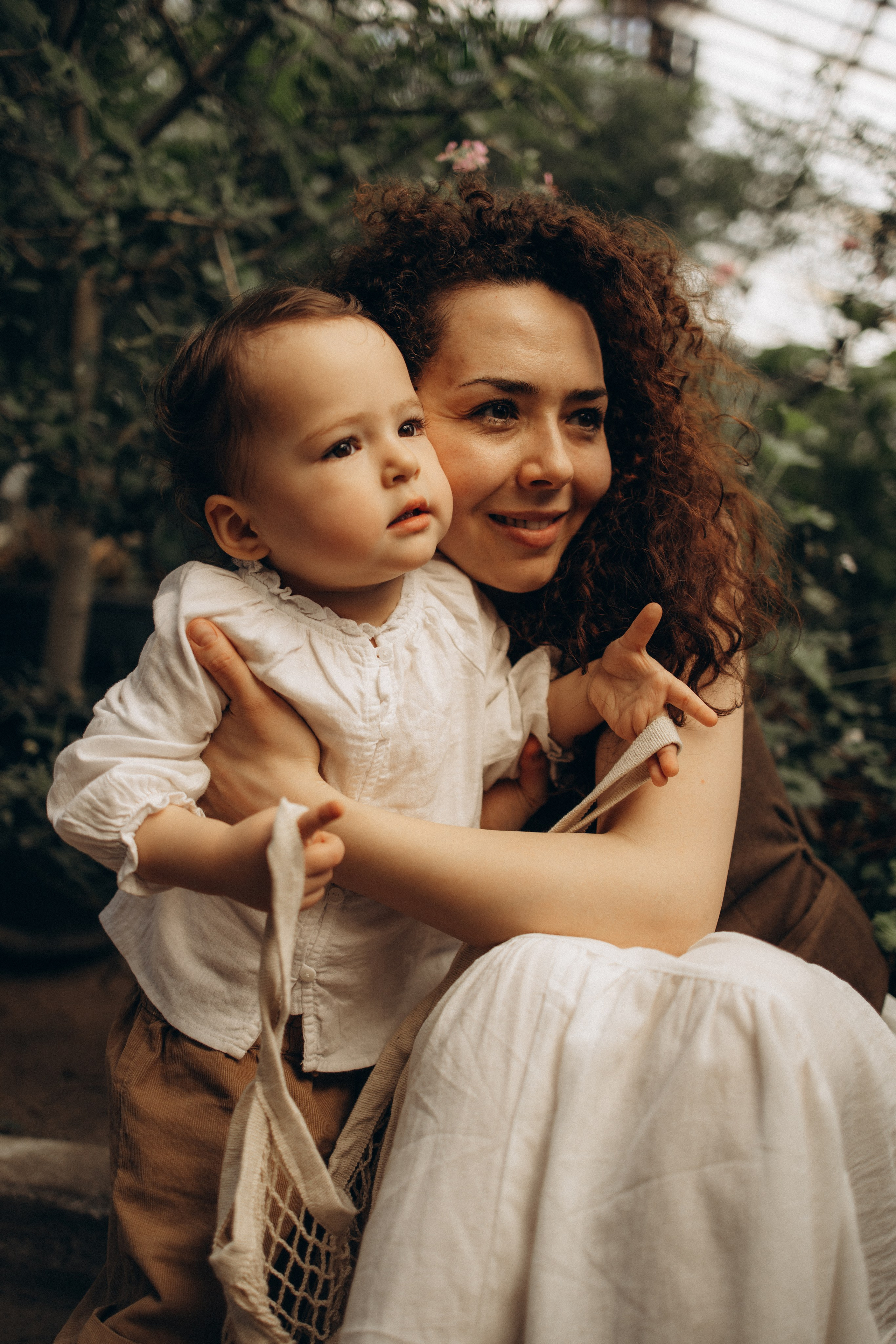 Прогулка по оранжерее. Семейный фотограф в Москве Ксения Аганина