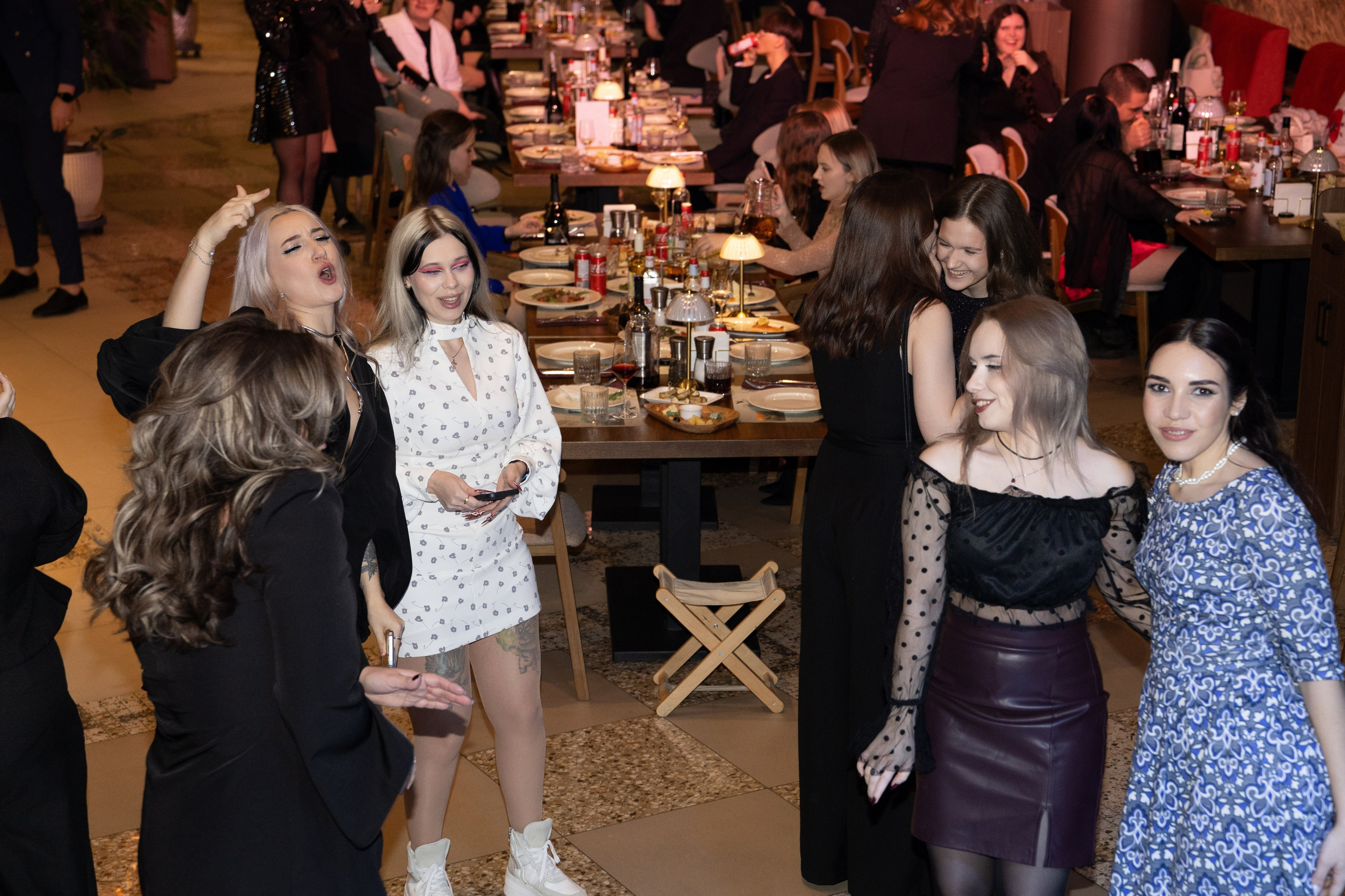 Новогодний корпоратив Альфа-Банк, ресторан Журавли