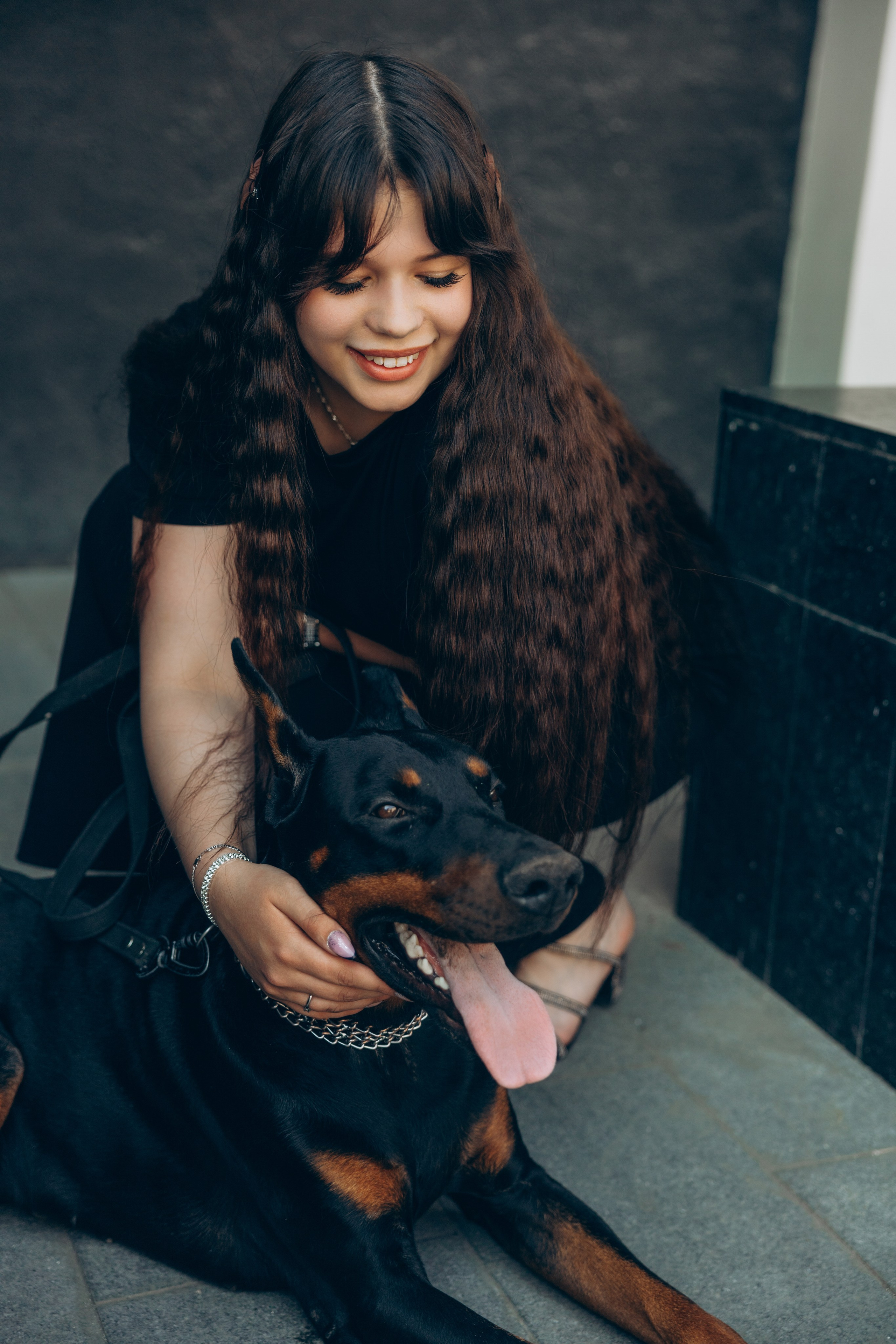 Фотосессия с доберманом. Свадебный, семейный фотограф в Иркутске Светлана Макаричева