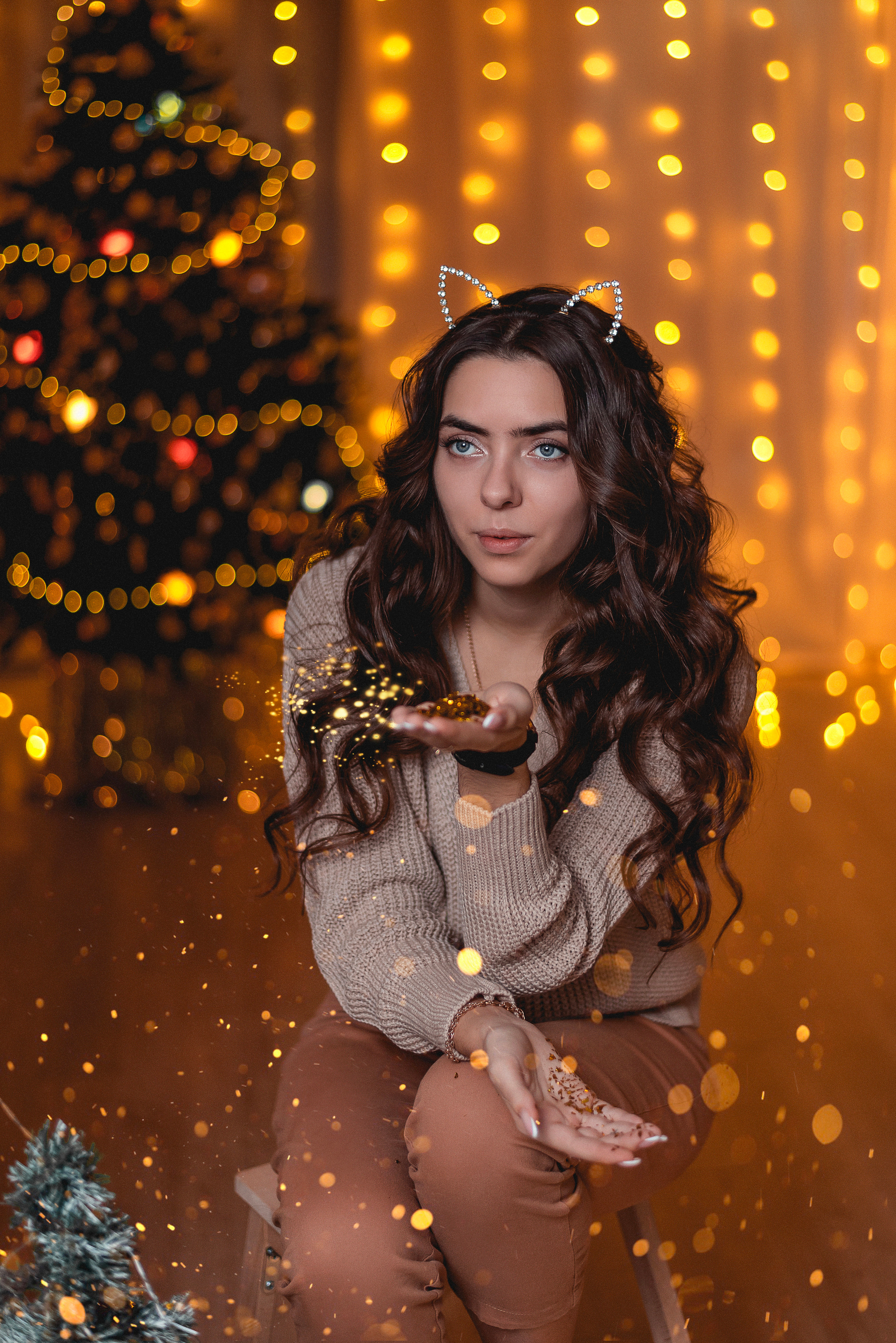 Олечка и Новогоднее волшебство 2022. Семейный и детский фотограф Наталья Горда