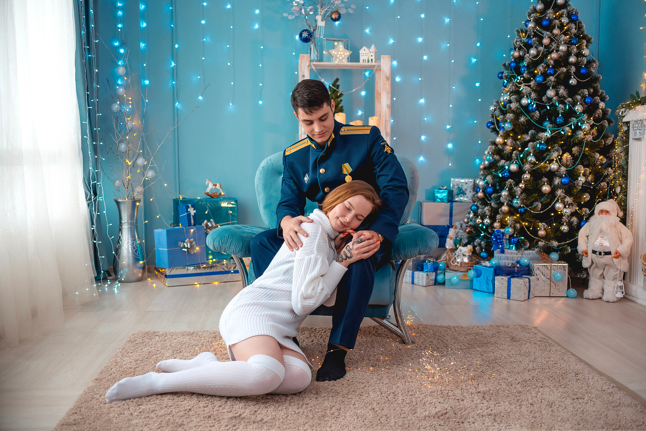 Анастасия и Валерий — новогодняя фотосессия 2022. Семейный и детский фотограф Наталья Горда