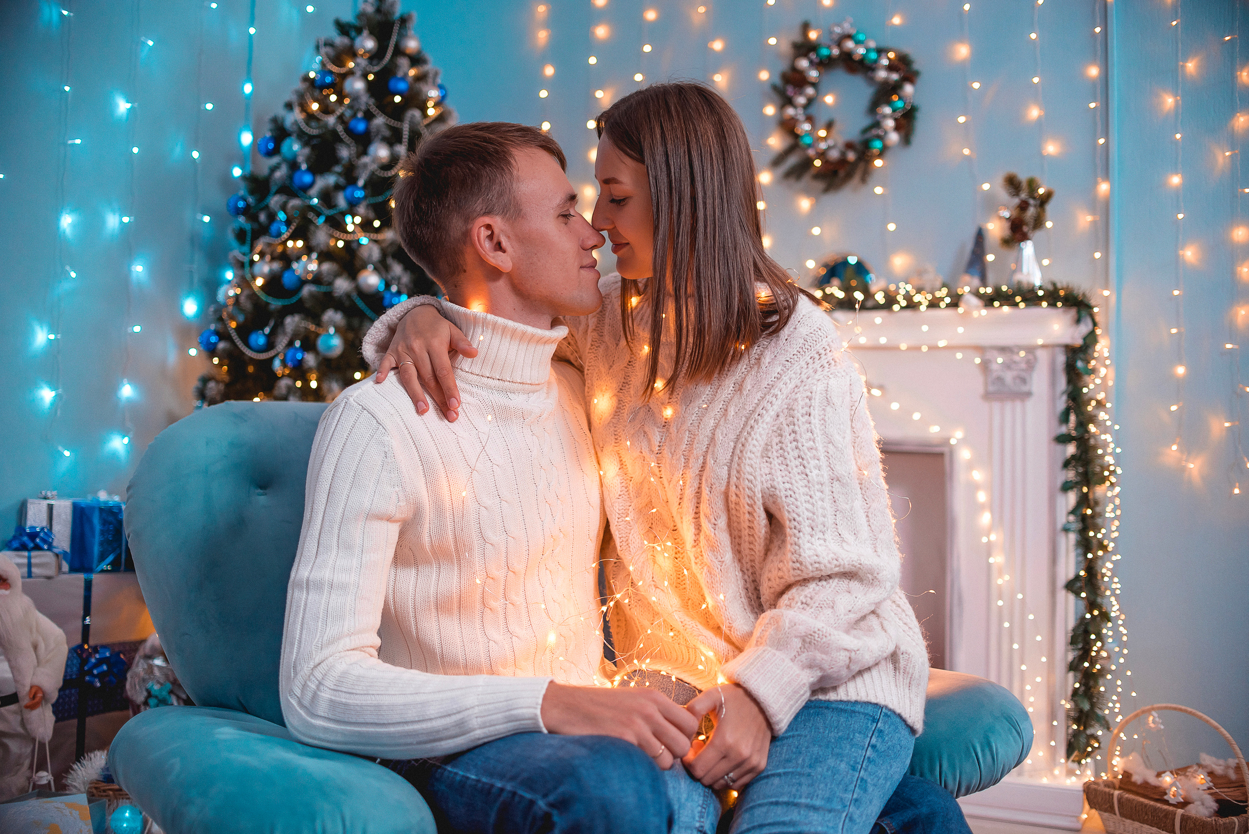 Наташа, Викуся и Алексей — новый 2022. Семейный и детский фотограф Наталья Горда