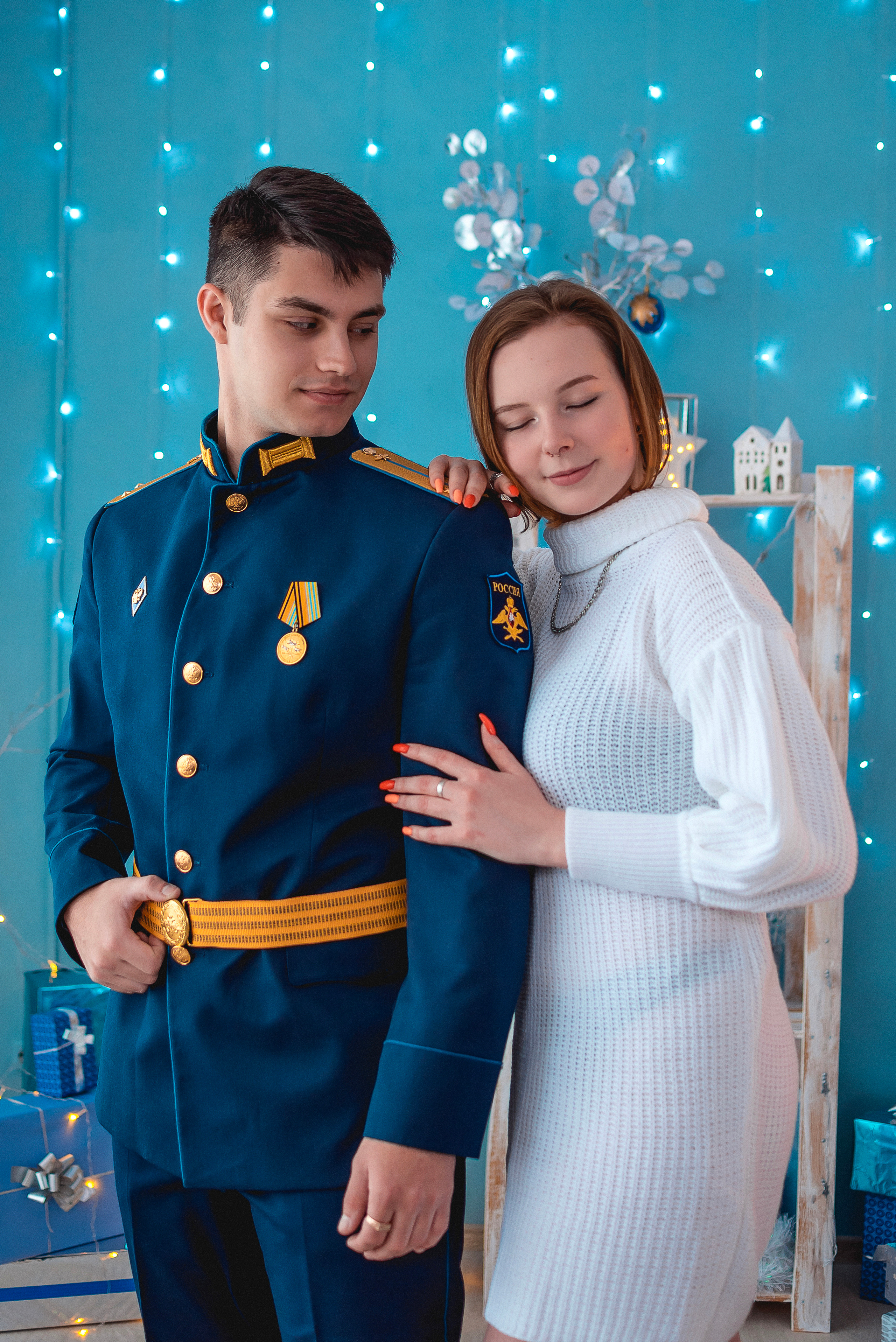 Анастасия и Валерий — новогодняя фотосессия 2022. Семейный и детский фотограф Наталья Горда