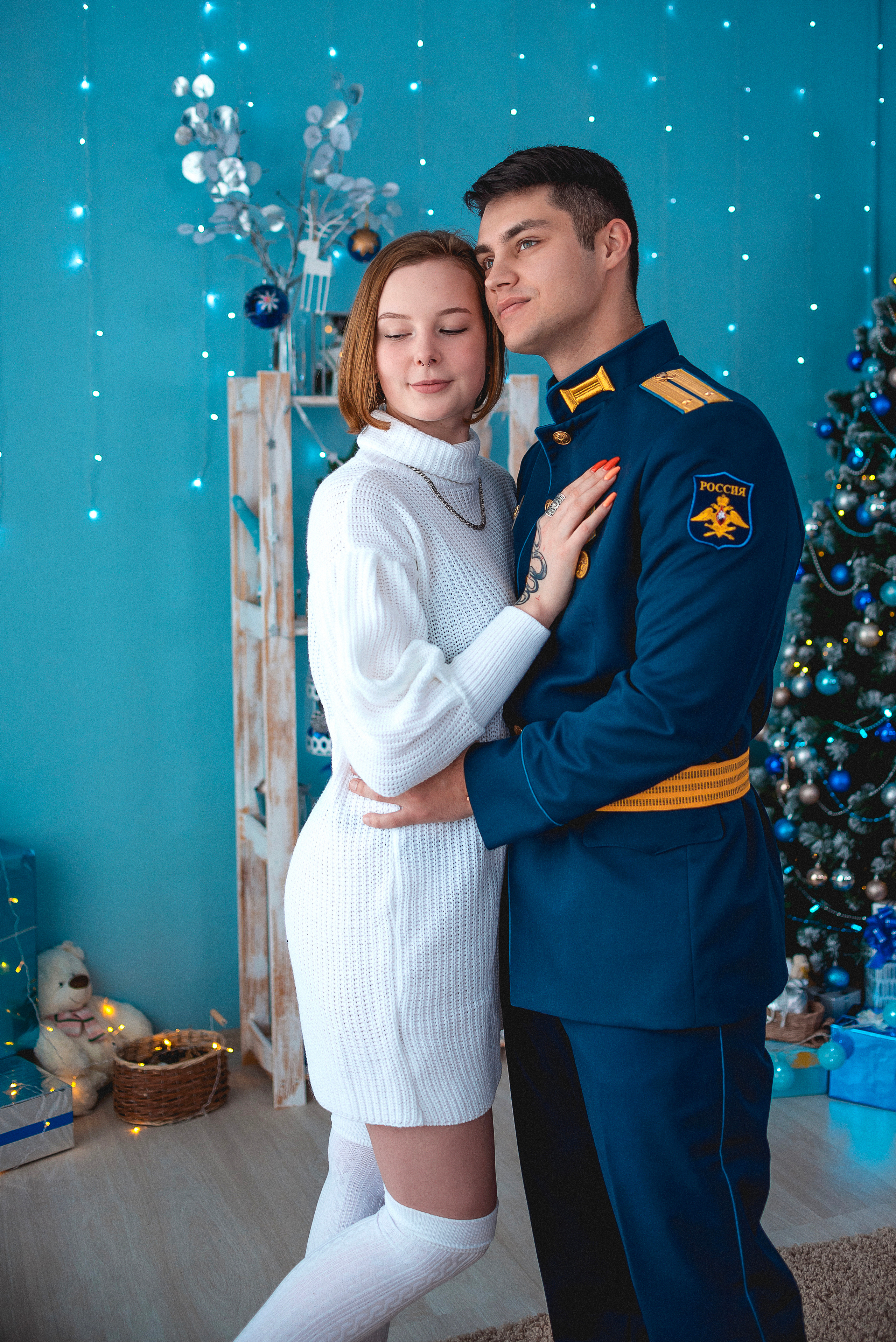 Анастасия и Валерий — новогодняя фотосессия 2022. Семейный и детский фотограф Наталья Горда