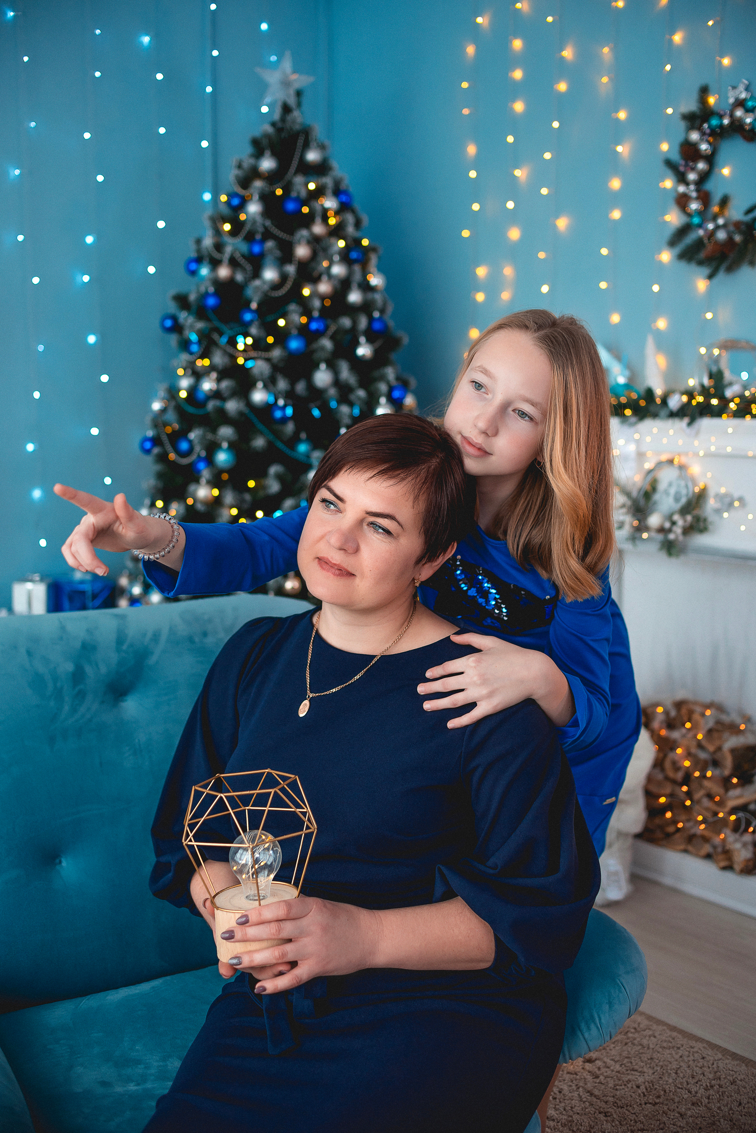 Семья Марины в новый 2022 г. Семейный и детский фотограф Наталья Горда