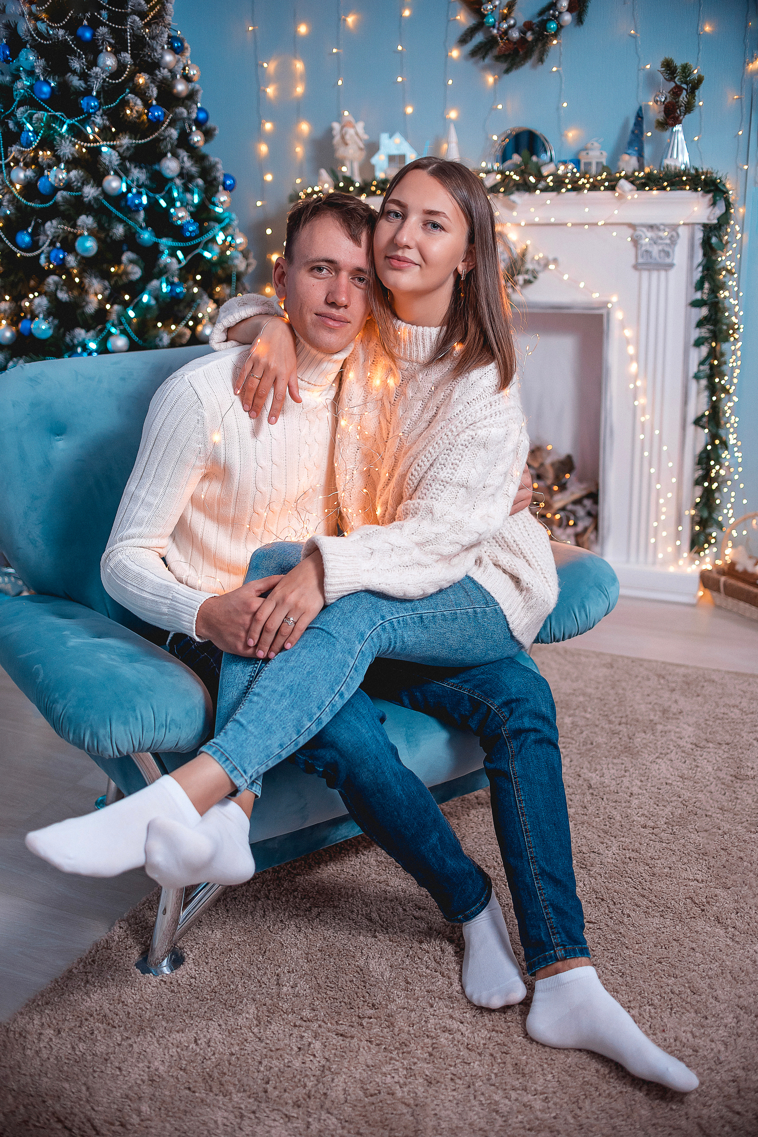 Наташа, Викуся и Алексей — новый 2022. Семейный и детский фотограф Наталья Горда