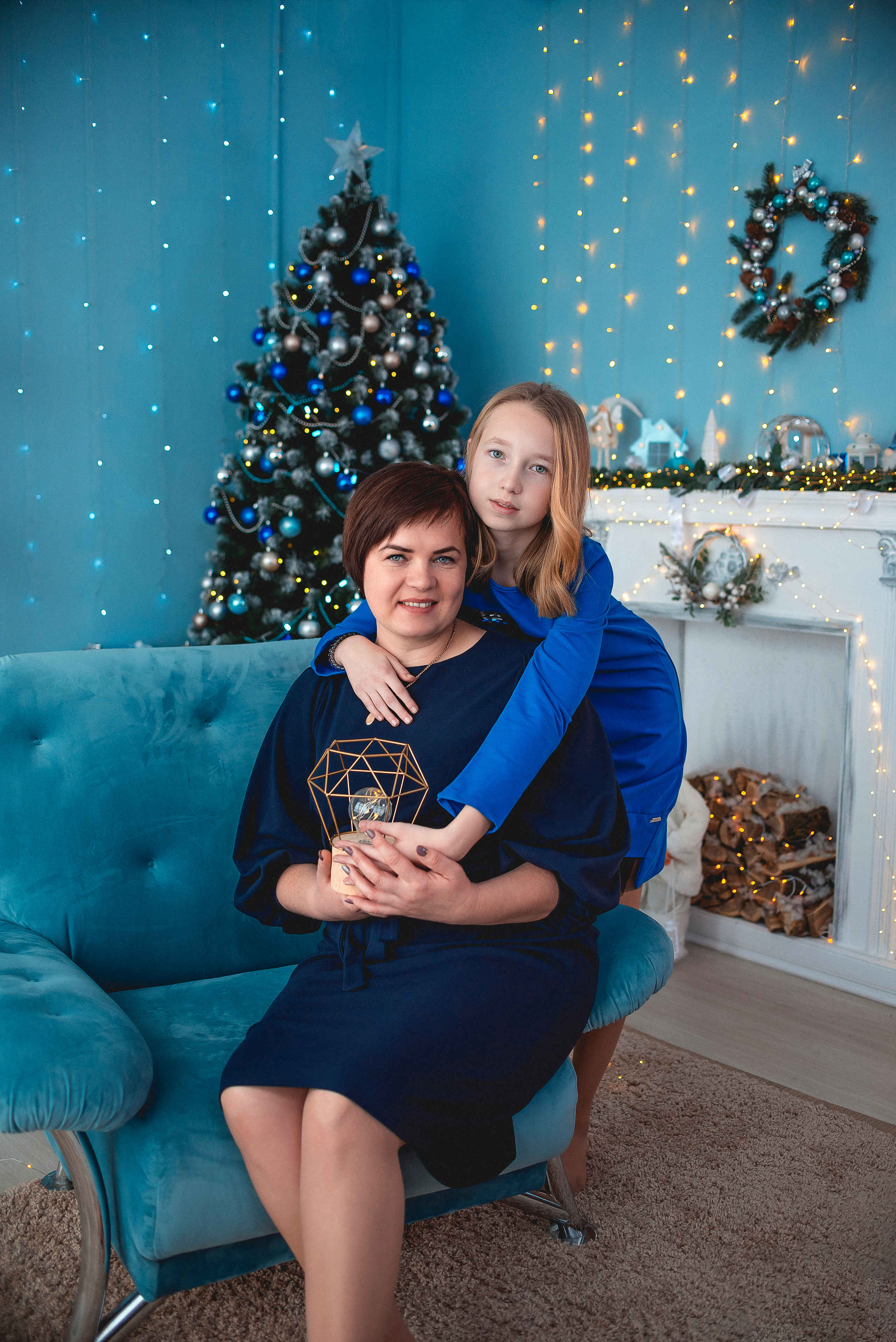 Семья Марины в новый 2022 г. Семейный и детский фотограф Наталья Горда