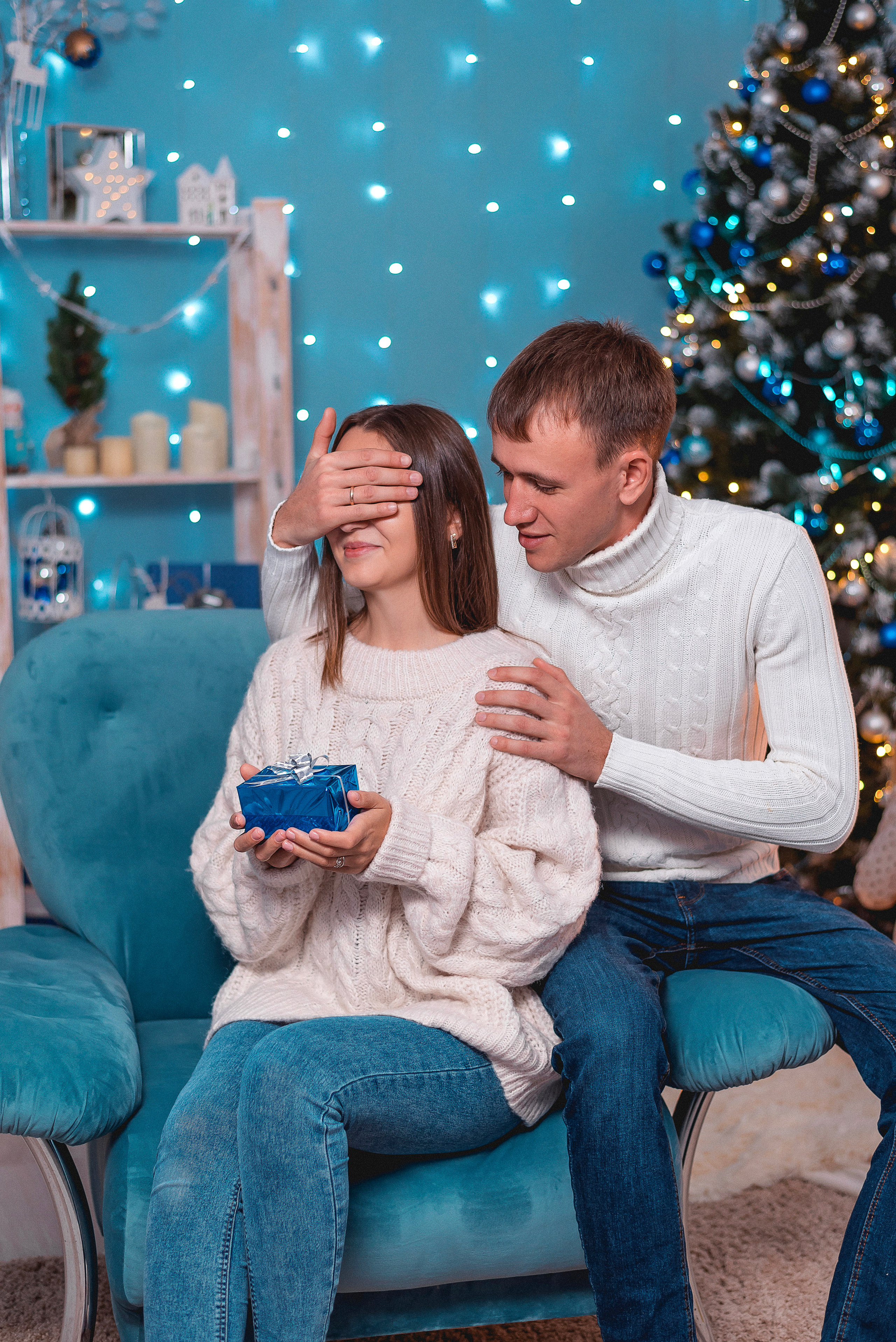 Наташа, Викуся и Алексей — новый 2022. Семейный и детский фотограф Наталья Горда