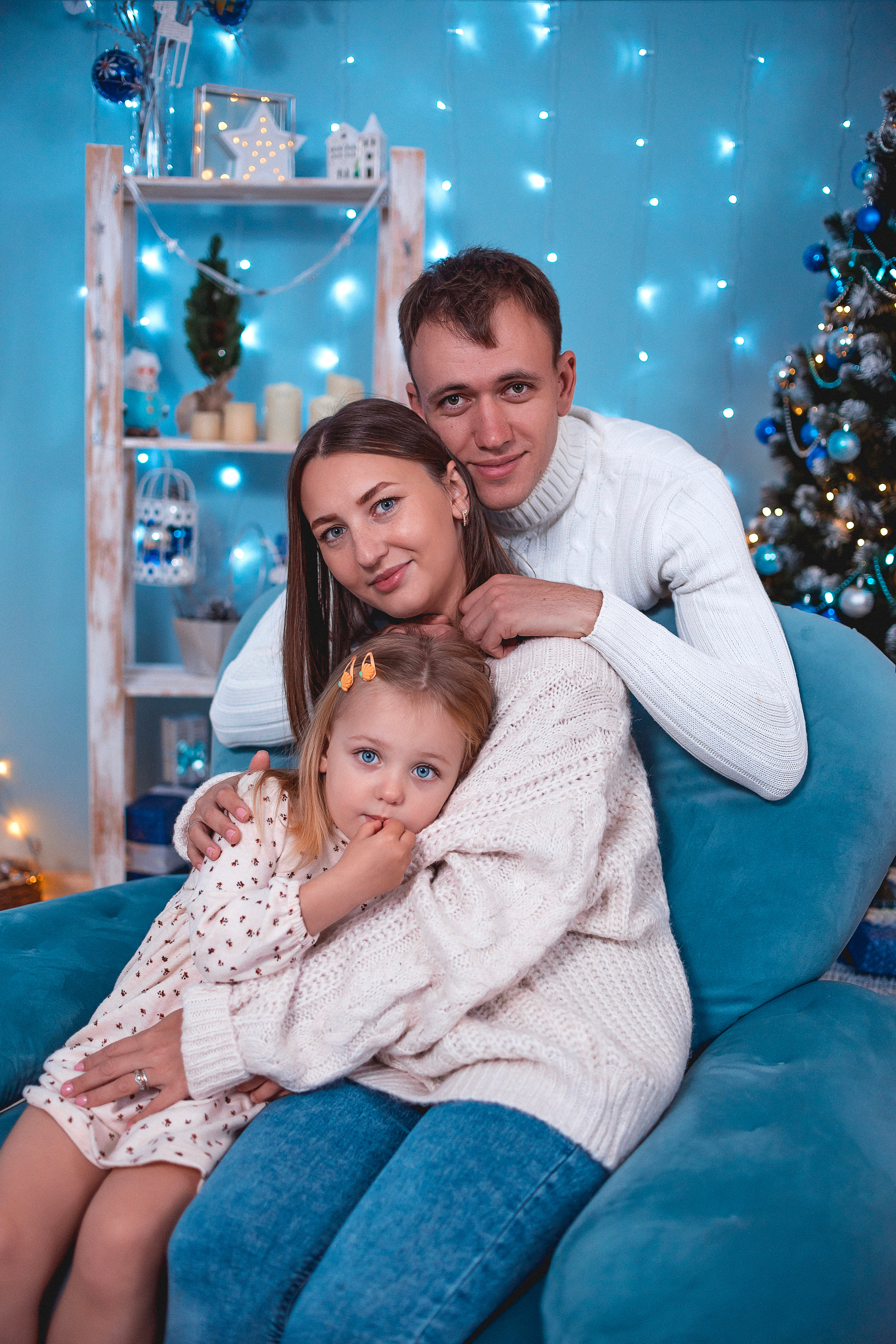 Наташа, Викуся и Алексей — новый 2022. Семейный и детский фотограф Наталья Горда