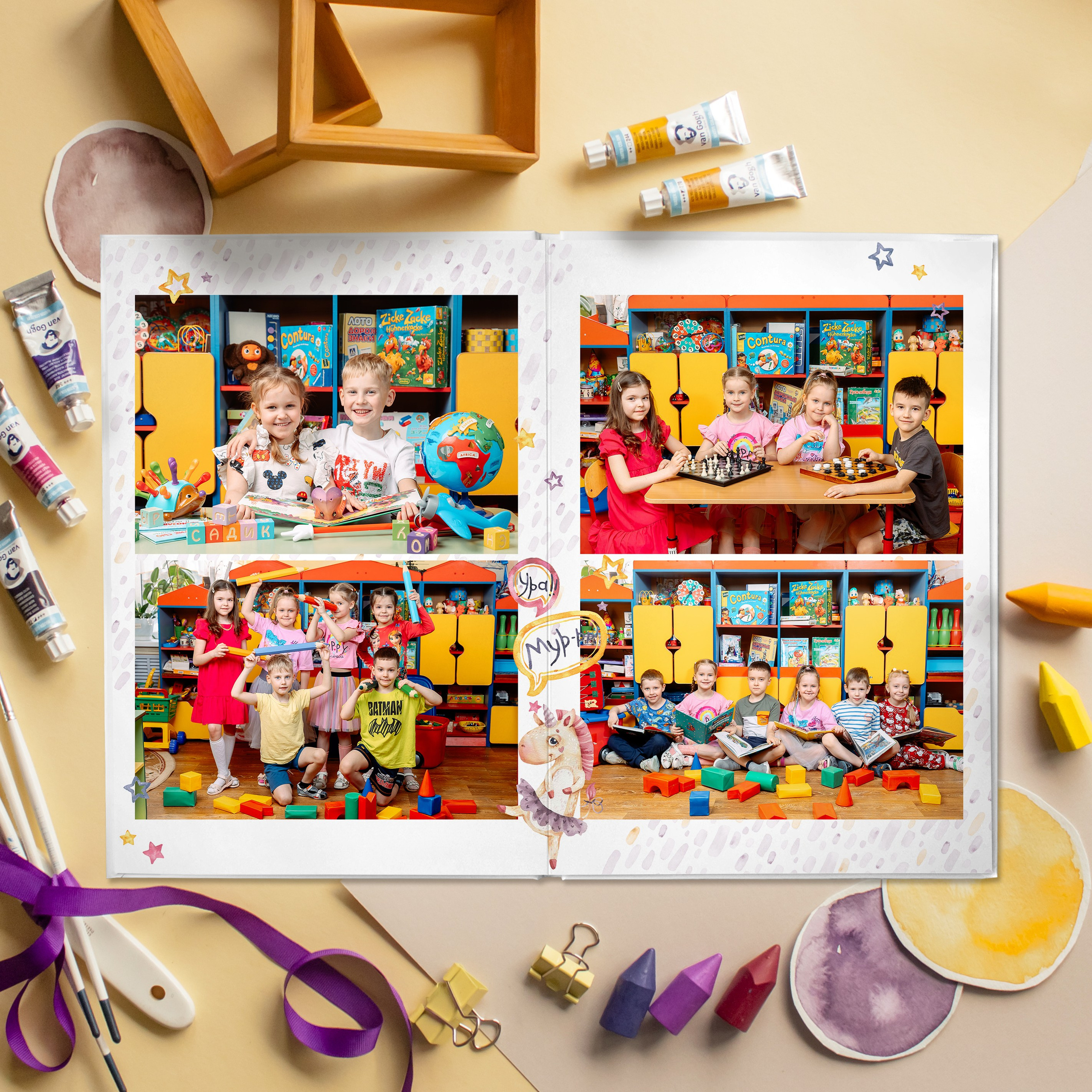 Выпускной альбом «Дайте 5» для детского сада. REPEYBOOK | Выпускные альбомы для детского сада и класса