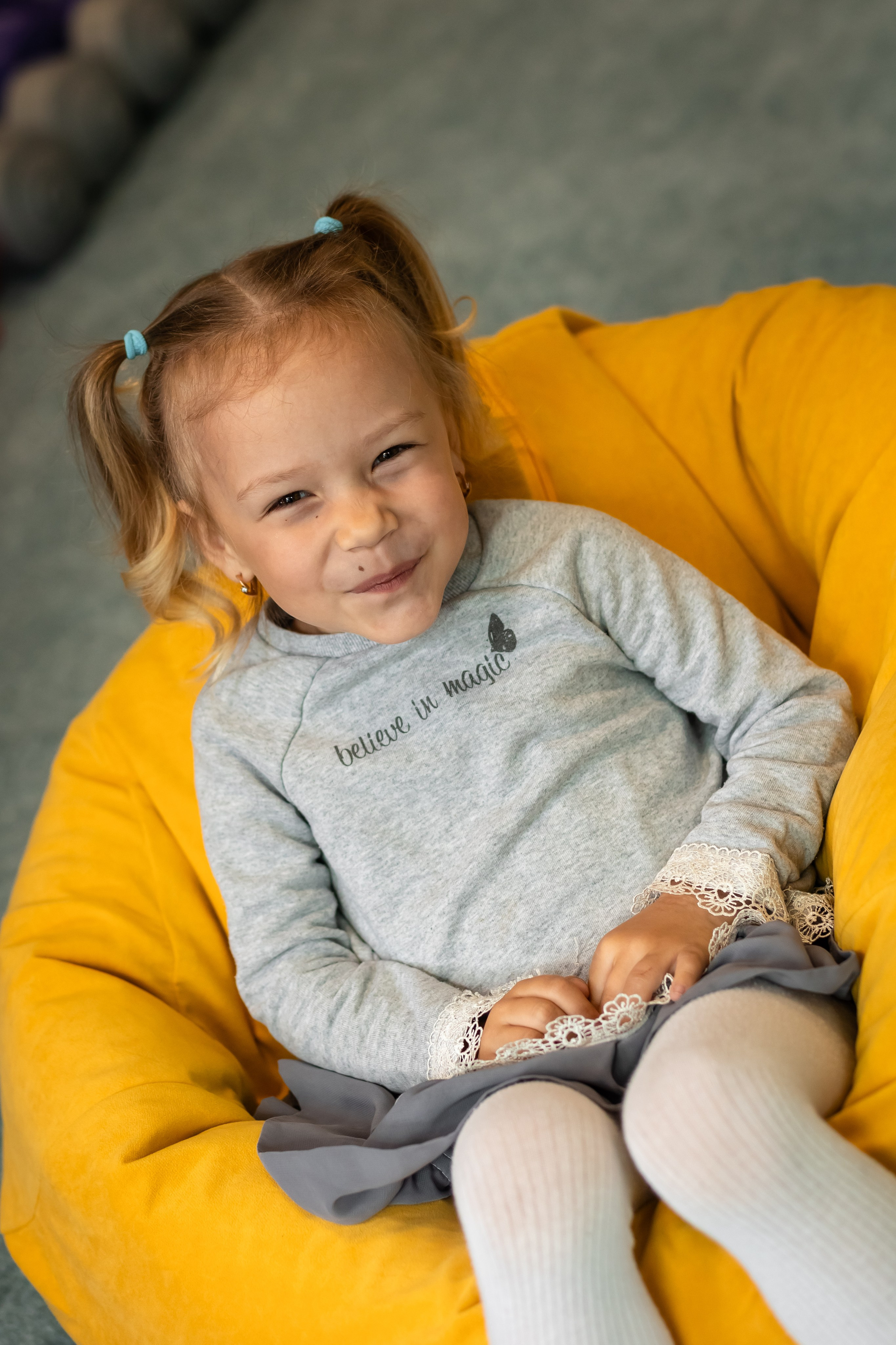 Катя с детками