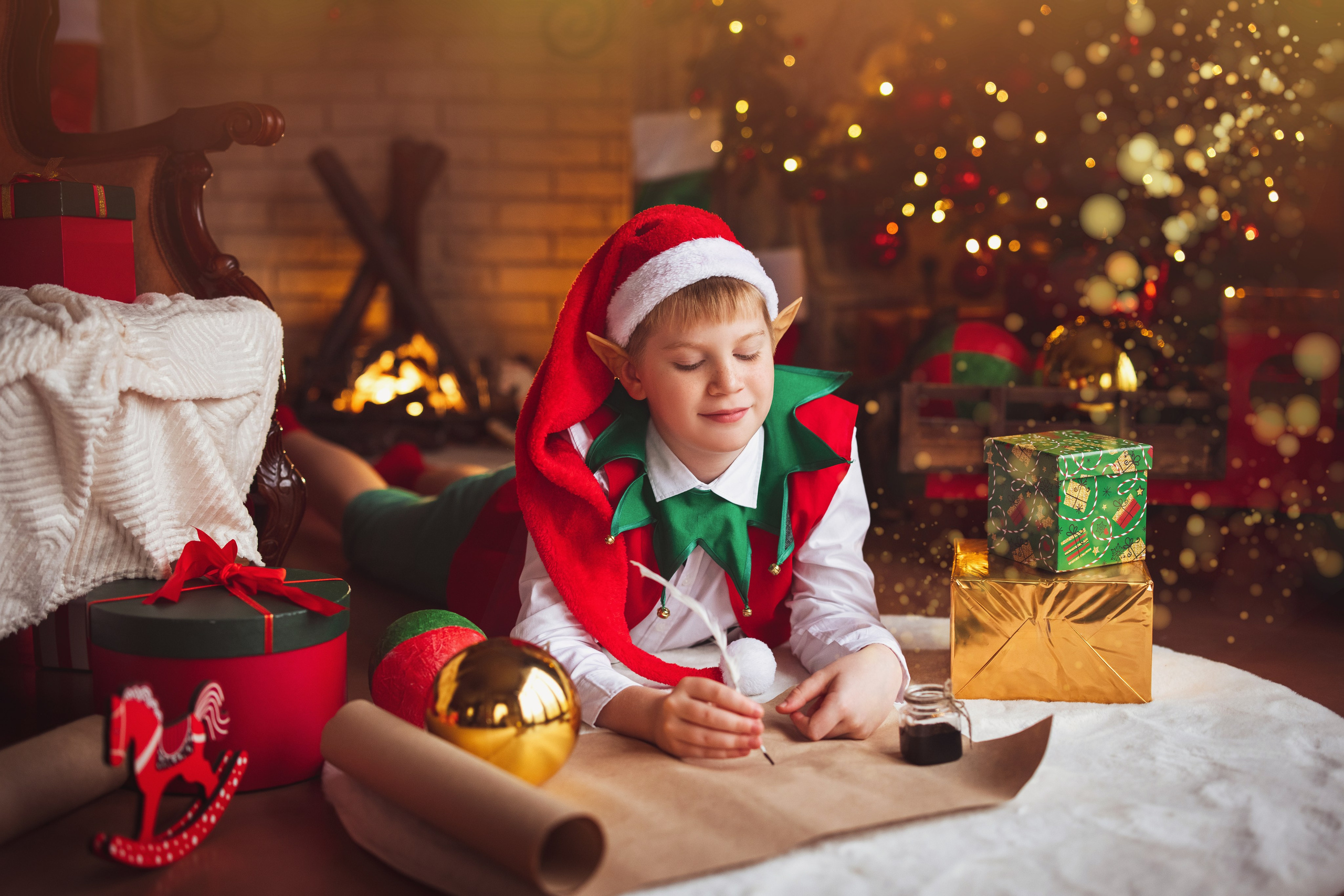 Новогодние ЭЛЬФЫ. Семейный и детский фотограф в Краснодаре Анна Трашкова