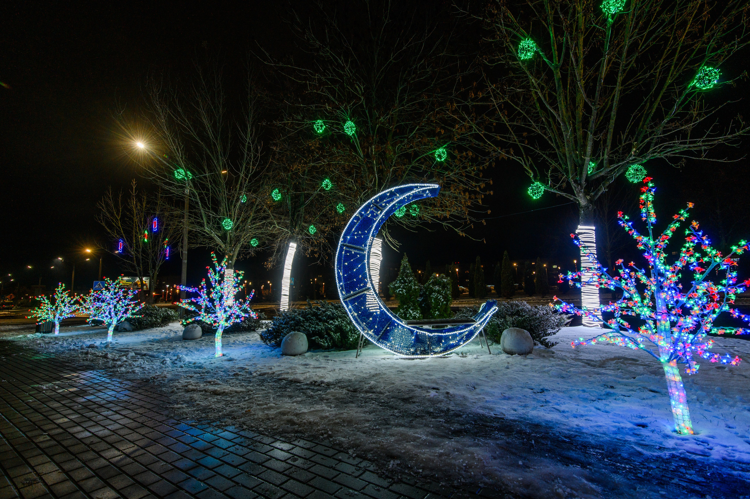 Новогодние украшения 2026. Фотограф Олег Юршевич Солигорск Минск