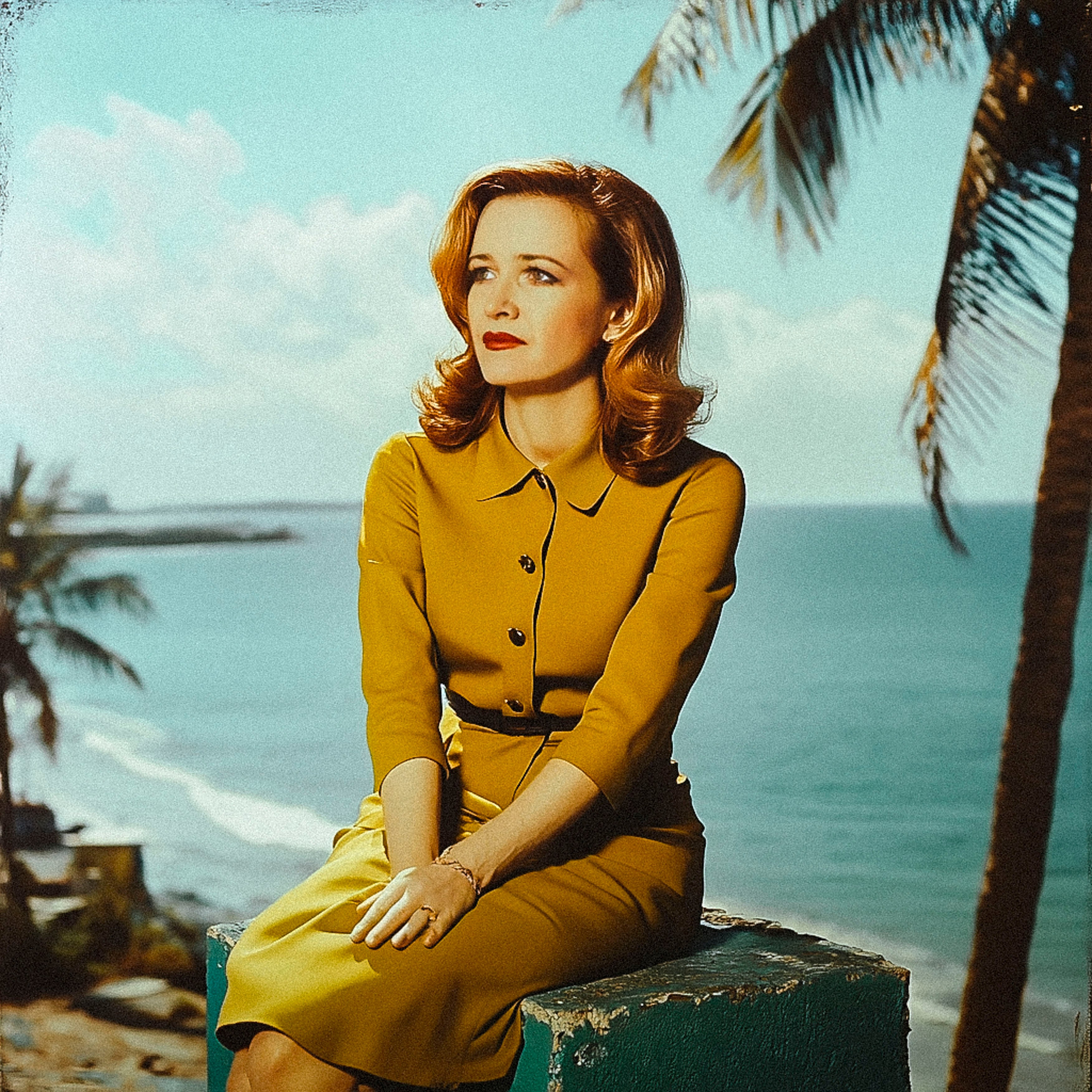 Нейрофотосессия для Екатерины. Девушка и пальмы. ФотоХудожник Харитонова Ирина г. Санкт-Петербург