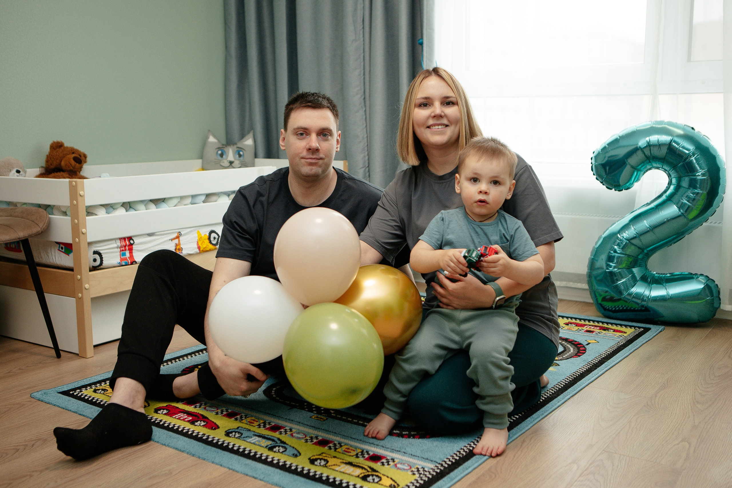 Роман и его семья. Семейный и детский фотограф в Москве Александра Мак