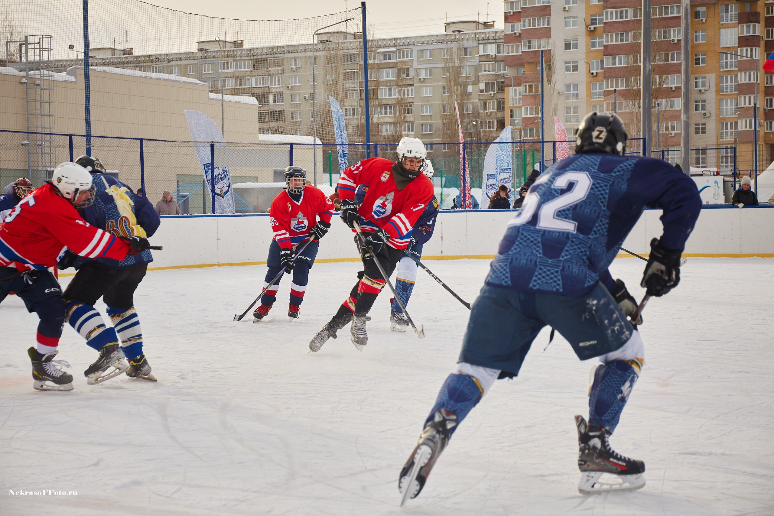 Турнир по хоккею «Русская классика» в рамках Офицерской хоккейной лиги. Спортивный фотограф Некрасов Денис