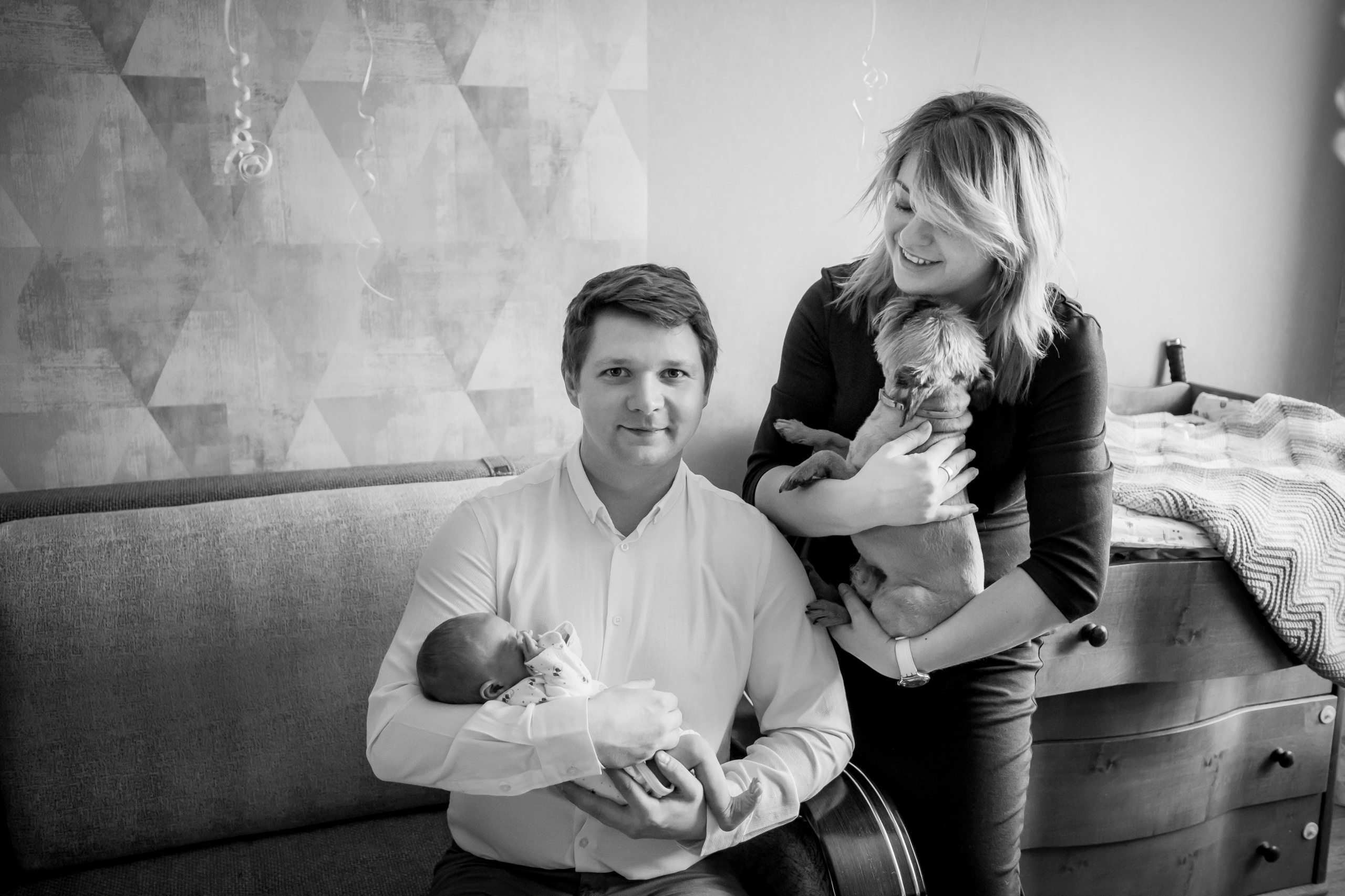 Lifestyle newborn. Фотограф новорождённых в Рязани, фотосъемка выписки из роддома, крещен